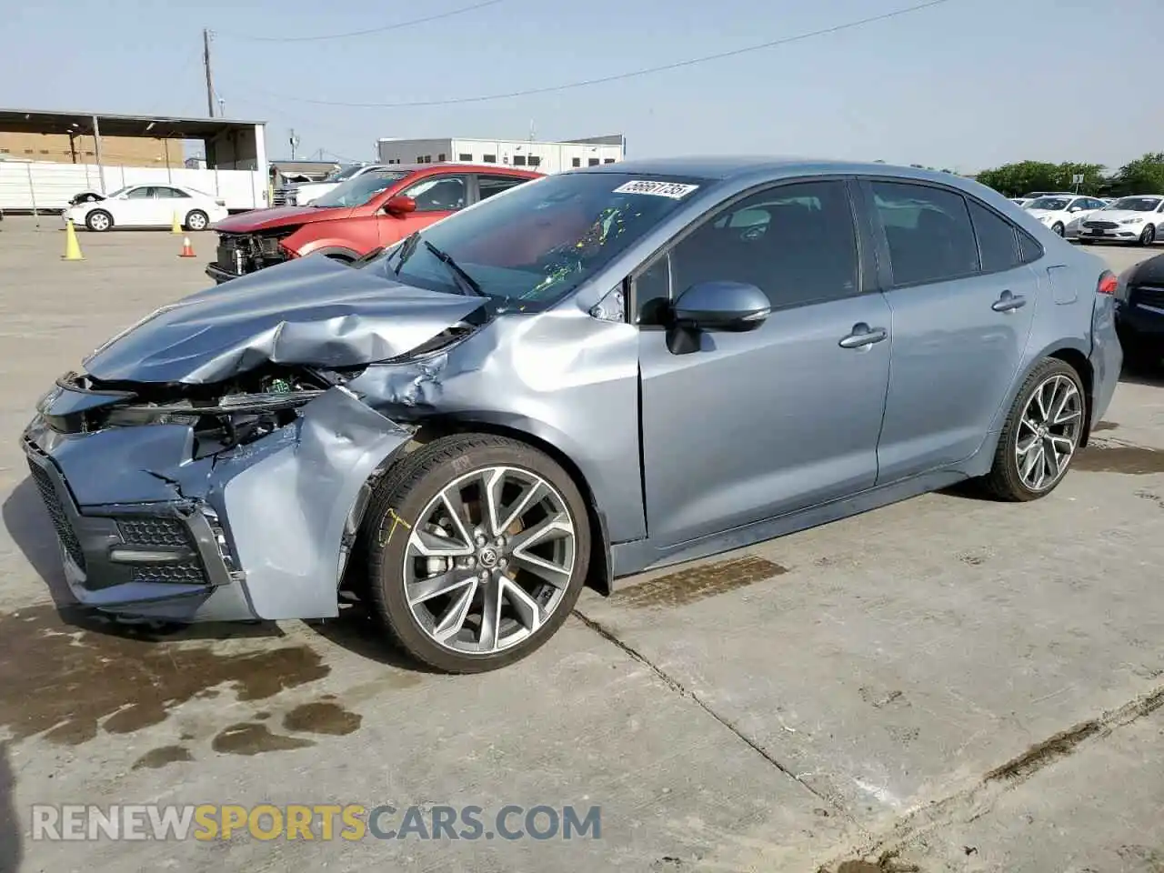1 Photograph of a damaged car 5YFS4MCE1MP094106 TOYOTA COROLLA 2021