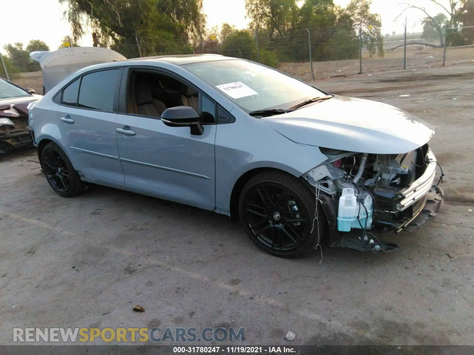 1 Photograph of a damaged car 5YFS4MCE1MP097247 TOYOTA COROLLA 2021
