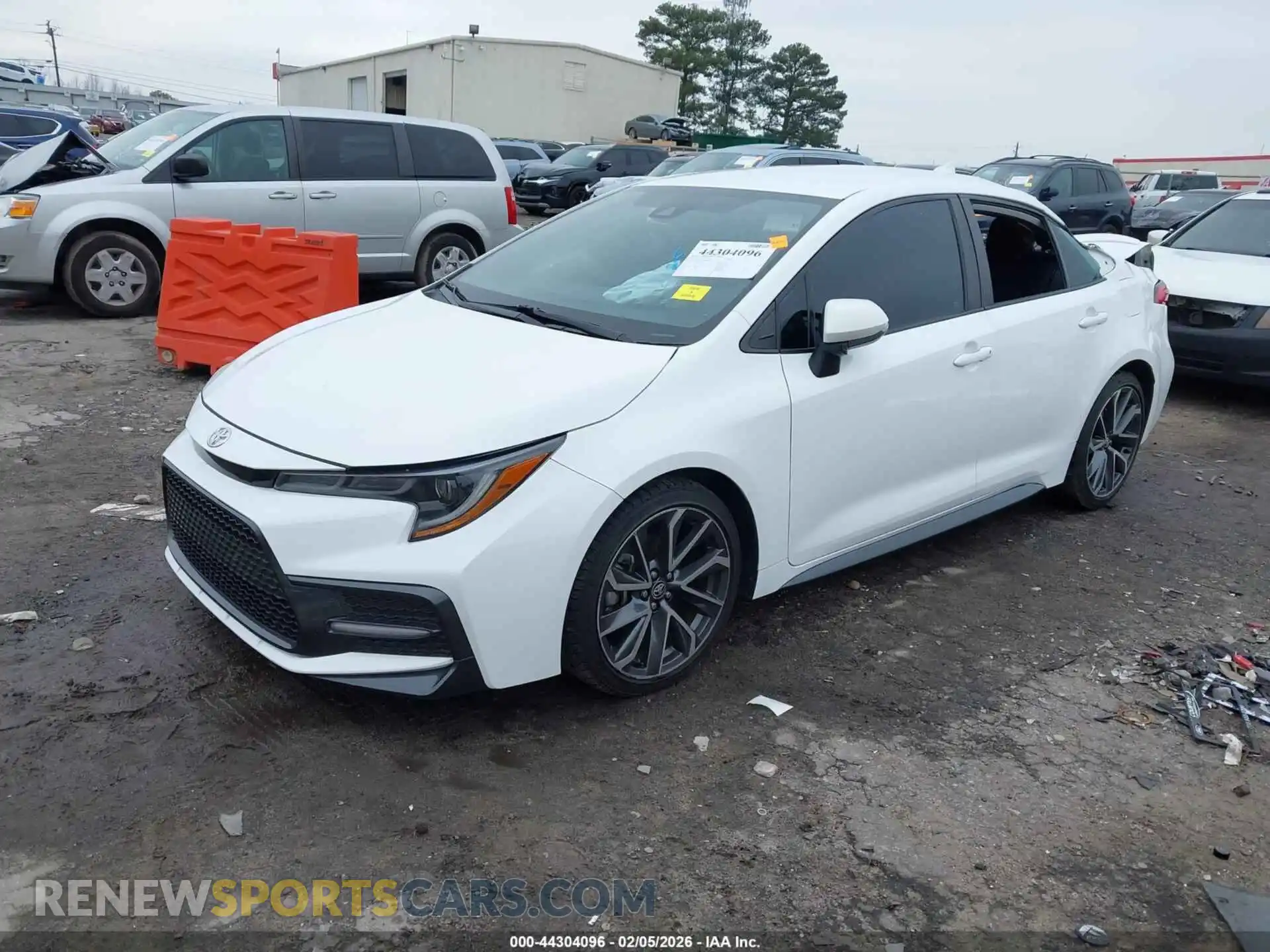 2 Photograph of a damaged car 5YFS4MCE2MP060840 TOYOTA COROLLA 2021