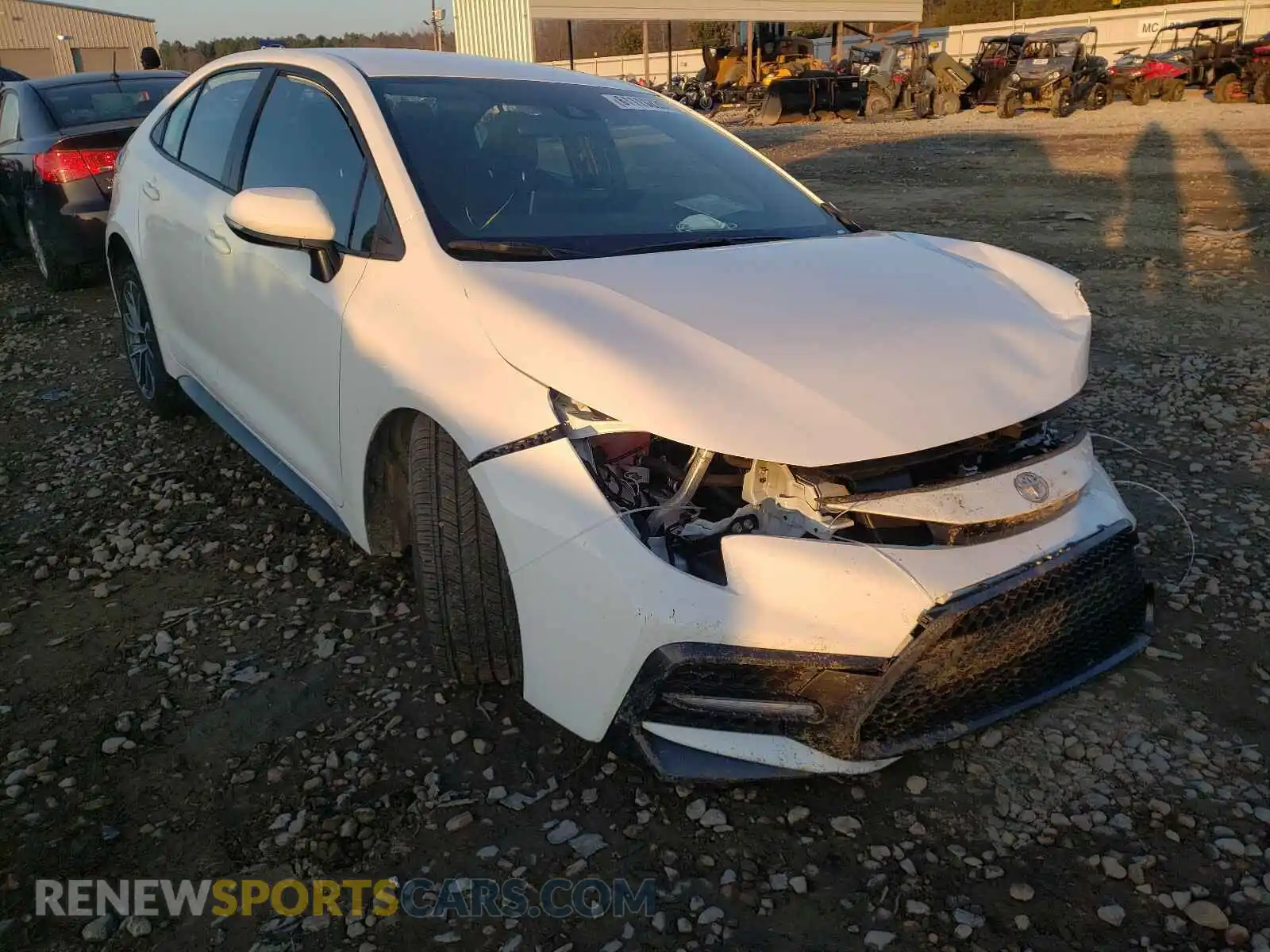 1 Photograph of a damaged car 5YFS4MCE2MP064192 TOYOTA COROLLA 2021
