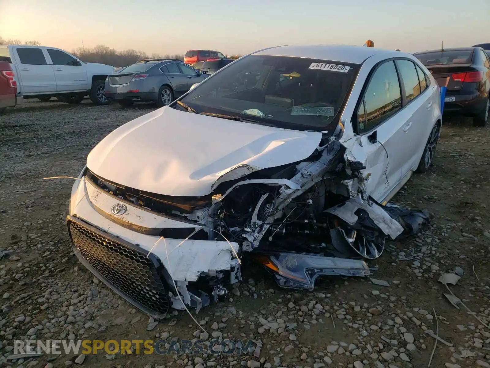2 Photograph of a damaged car 5YFS4MCE2MP064192 TOYOTA COROLLA 2021