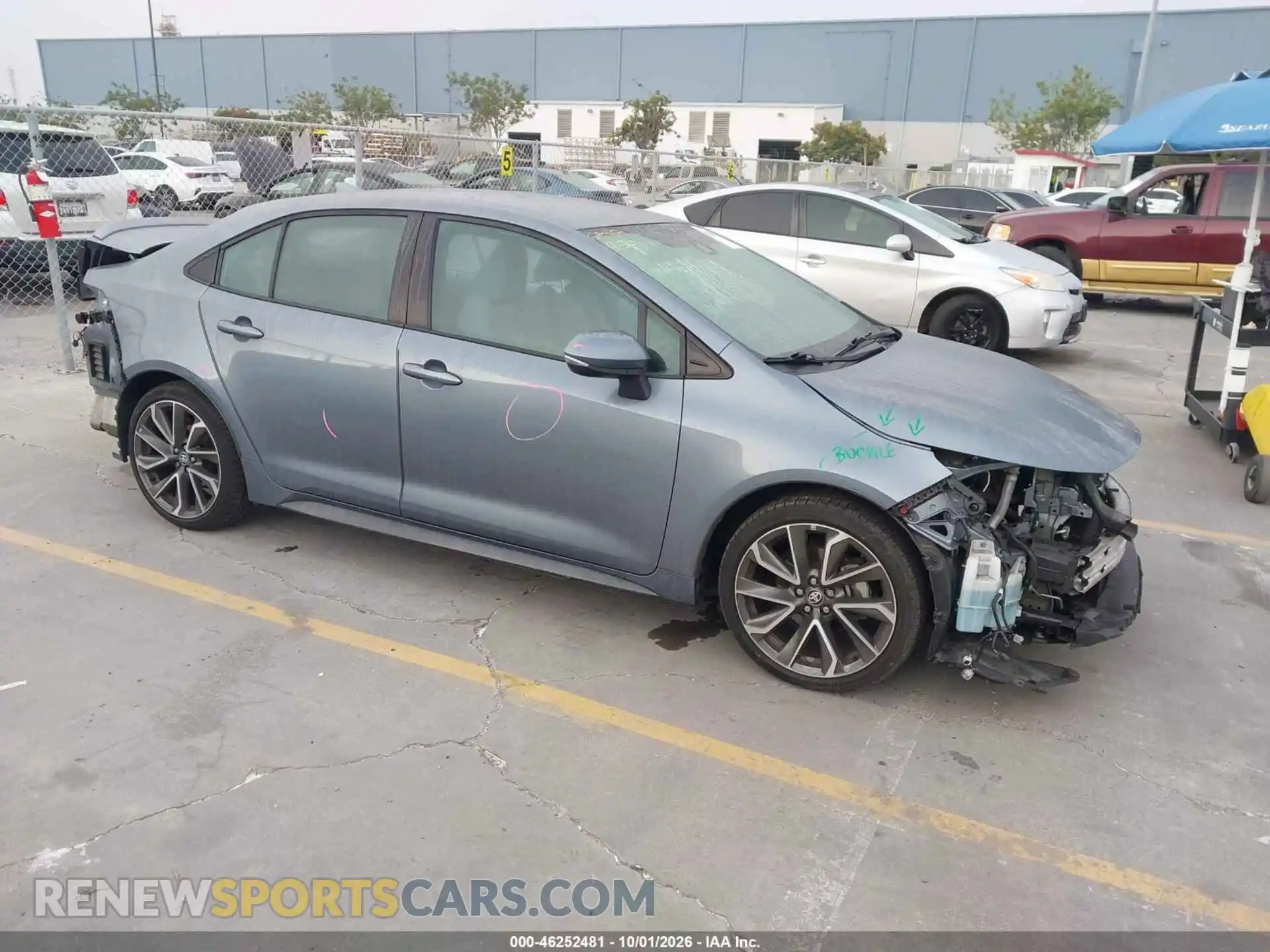 5YFS4MCE2MP067741 TOYOTA COROLLA 2021