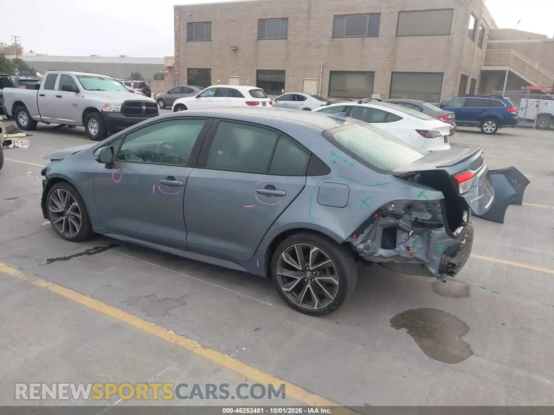 3 Photograph of a damaged car 5YFS4MCE2MP067741 TOYOTA COROLLA 2021