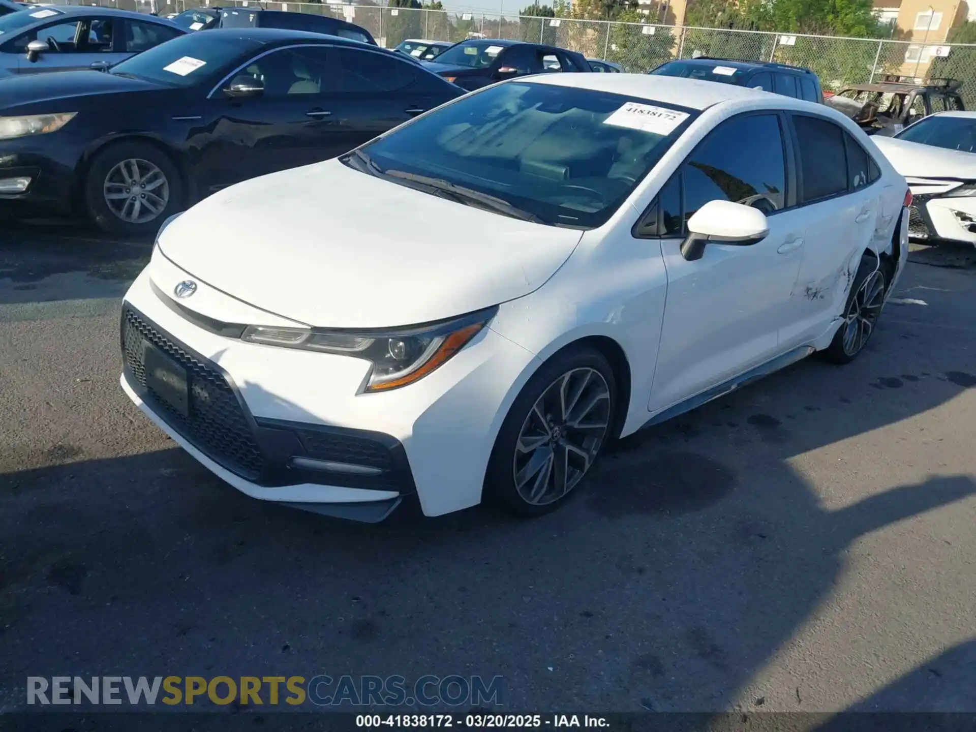 2 Photograph of a damaged car 5YFS4MCE2MP068307 TOYOTA COROLLA 2021