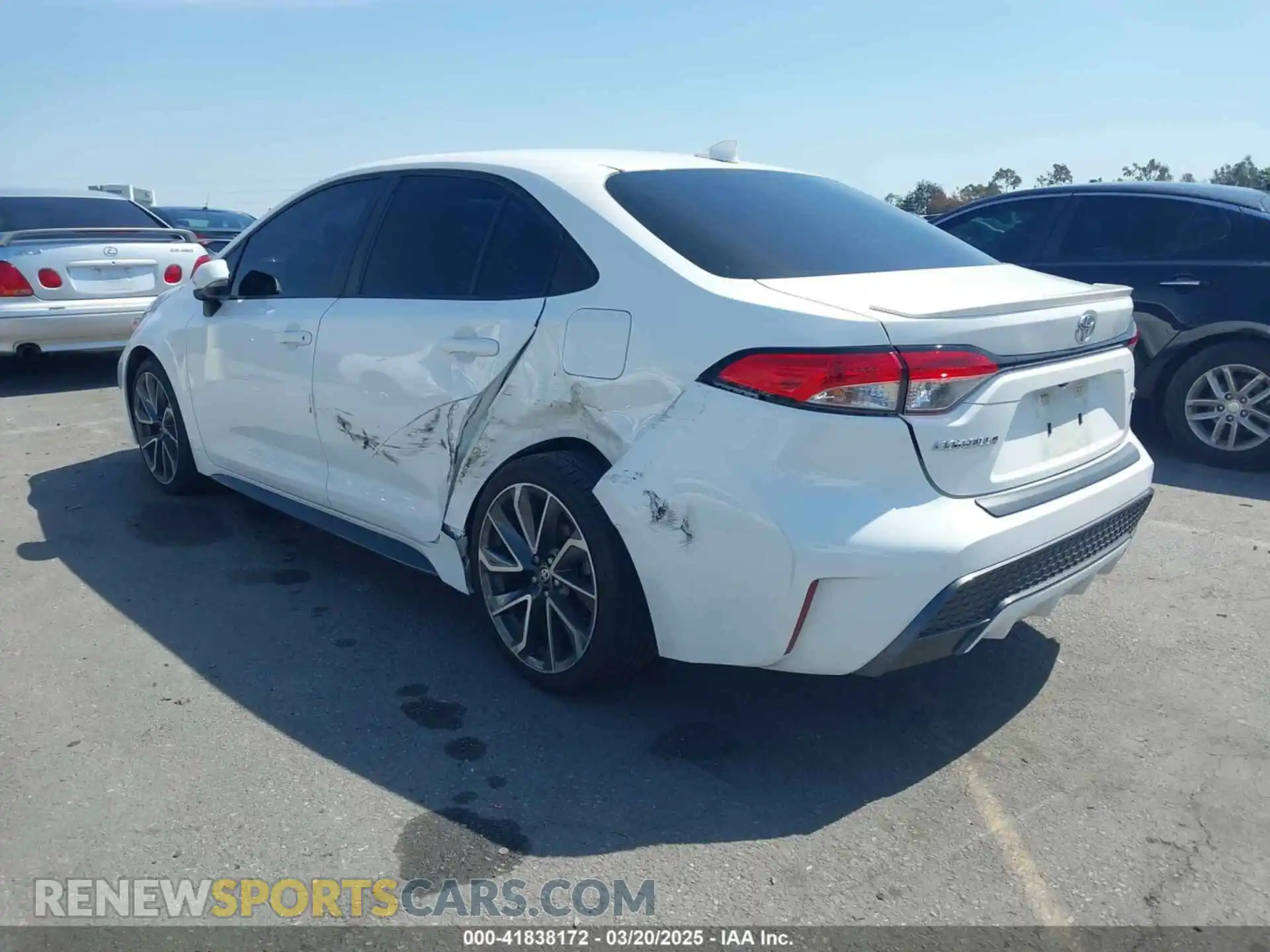 3 Photograph of a damaged car 5YFS4MCE2MP068307 TOYOTA COROLLA 2021