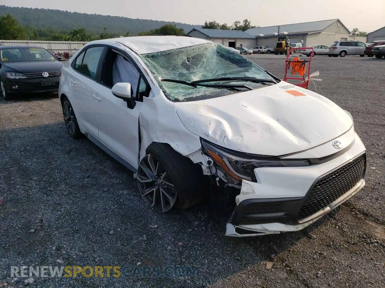 1 Photograph of a damaged car 5YFS4MCE2MP069554 TOYOTA COROLLA 2021