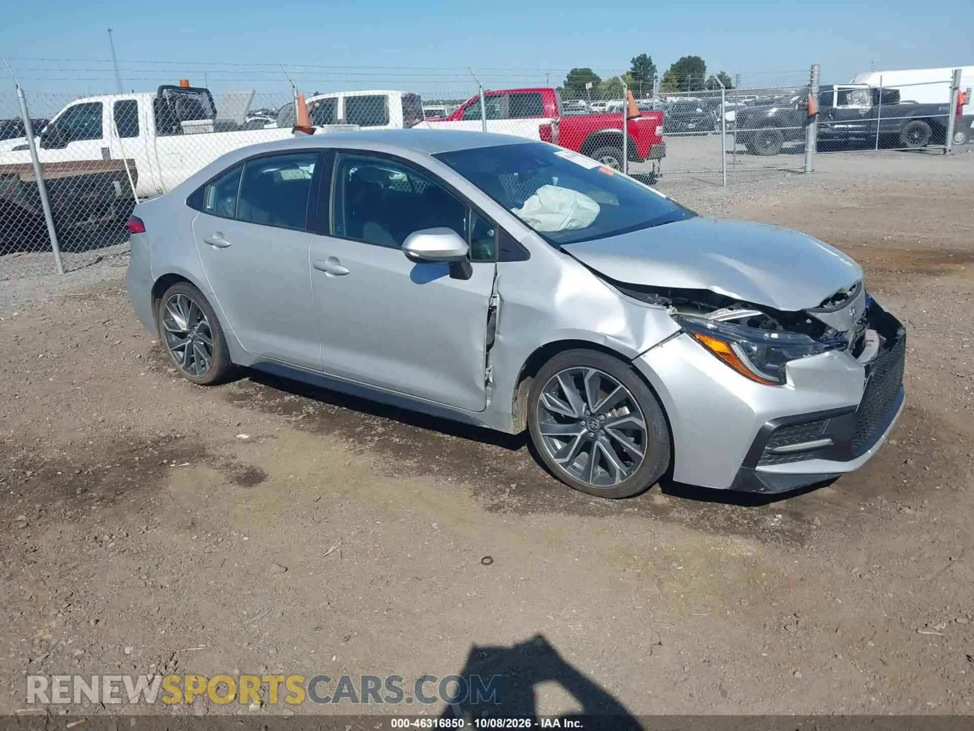 1 fotografías del automóvil dañado 5YFS4MCE2MP070736 TOYOTA COROLLA 2021