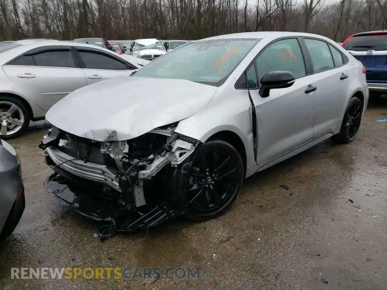 2 Photograph of a damaged car 5YFS4MCE2MP070929 TOYOTA COROLLA 2021