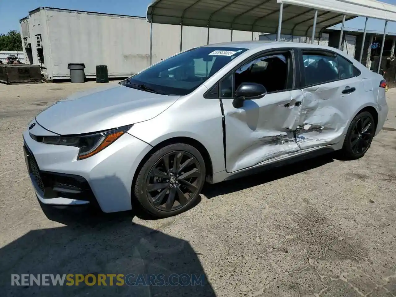 1 Photograph of a damaged car 5YFS4MCE2MP073359 TOYOTA COROLLA 2021