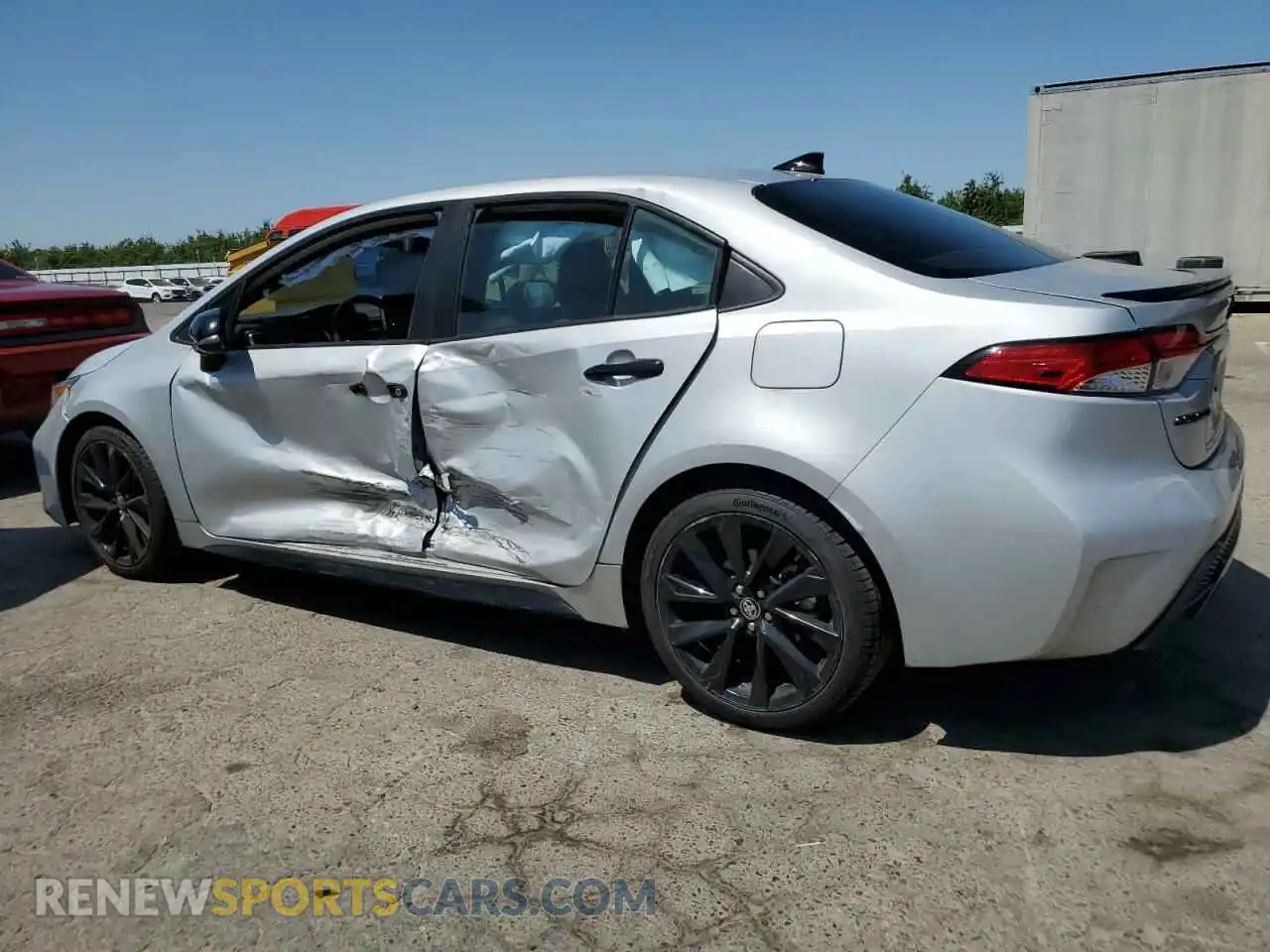 2 Photograph of a damaged car 5YFS4MCE2MP073359 TOYOTA COROLLA 2021