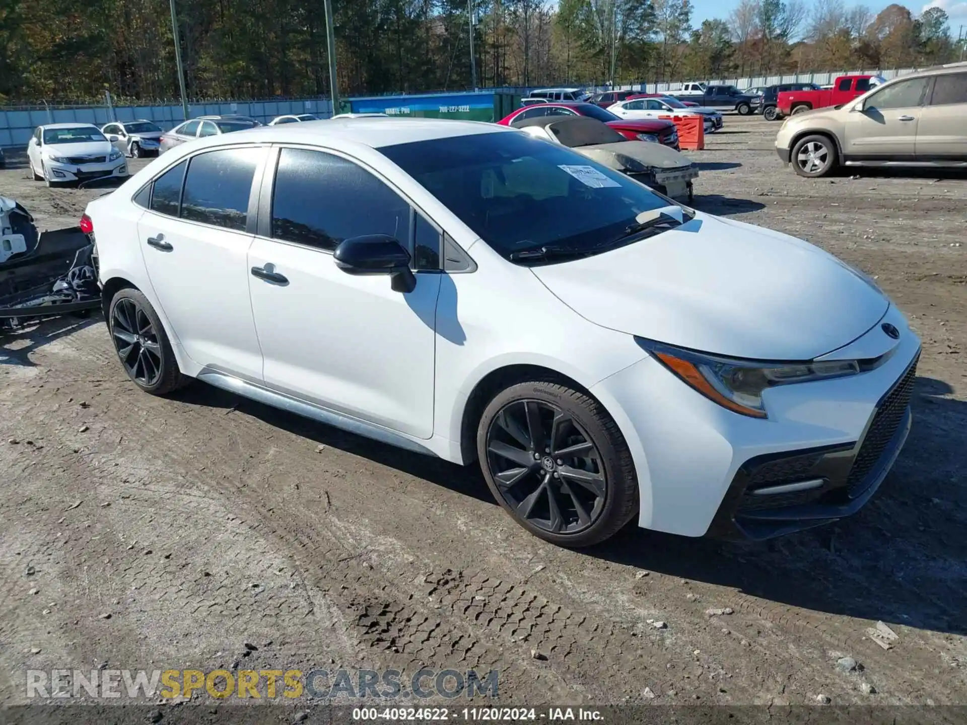 1 Photograph of a damaged car 5YFS4MCE2MP076133 TOYOTA COROLLA 2021