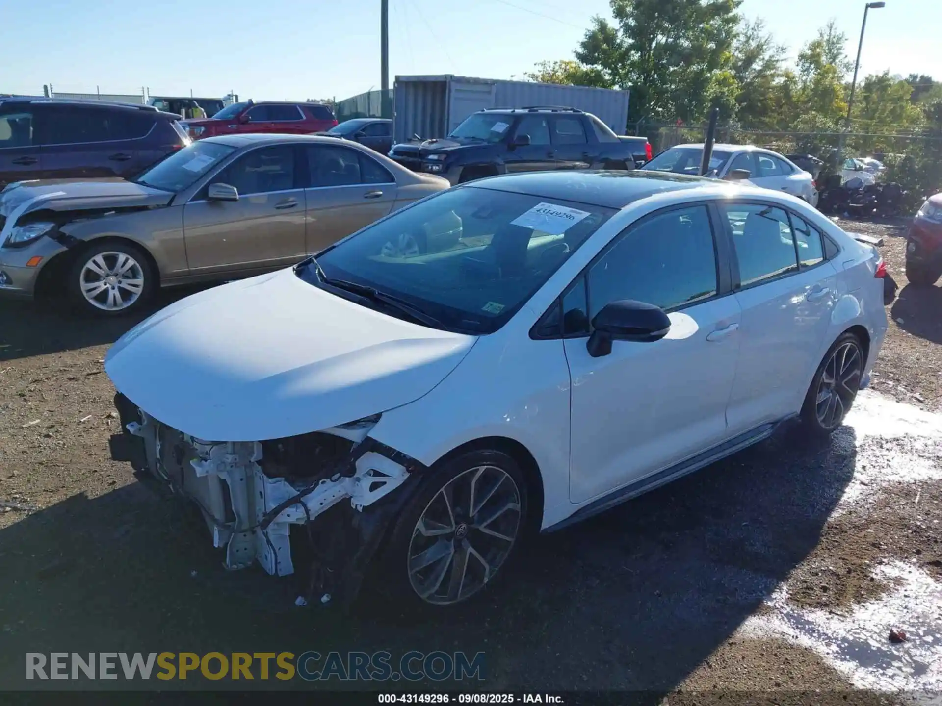 2 Photograph of a damaged car 5YFS4MCE2MP076858 TOYOTA COROLLA 2021