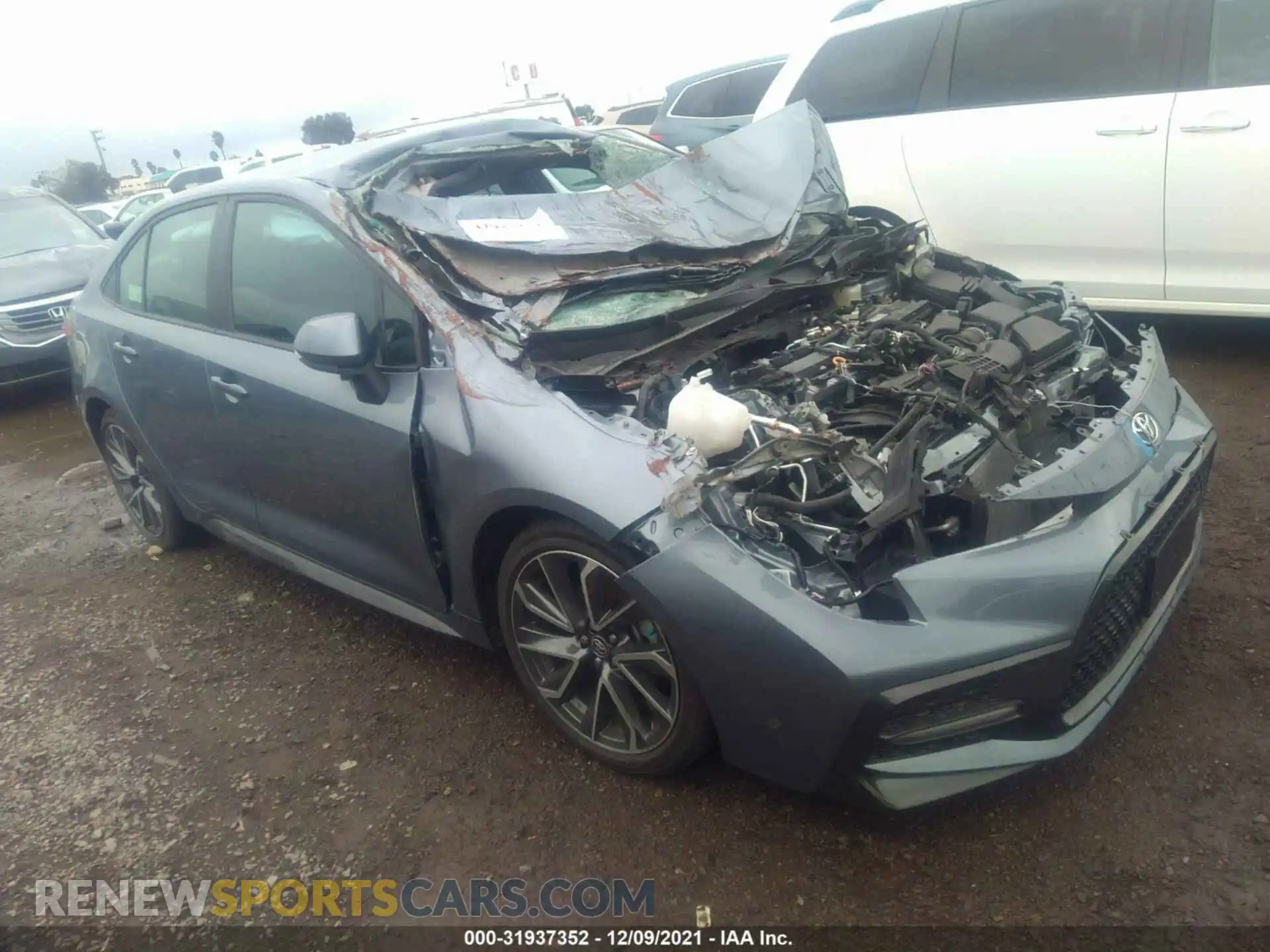 1 Photograph of a damaged car 5YFS4MCE2MP076861 TOYOTA COROLLA 2021