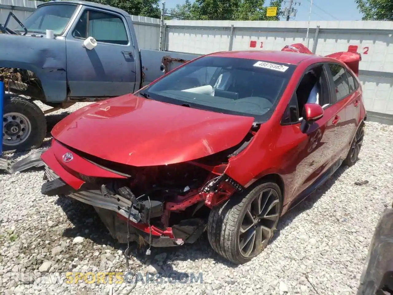 2 Photograph of a damaged car 5YFS4MCE2MP079470 TOYOTA COROLLA 2021
