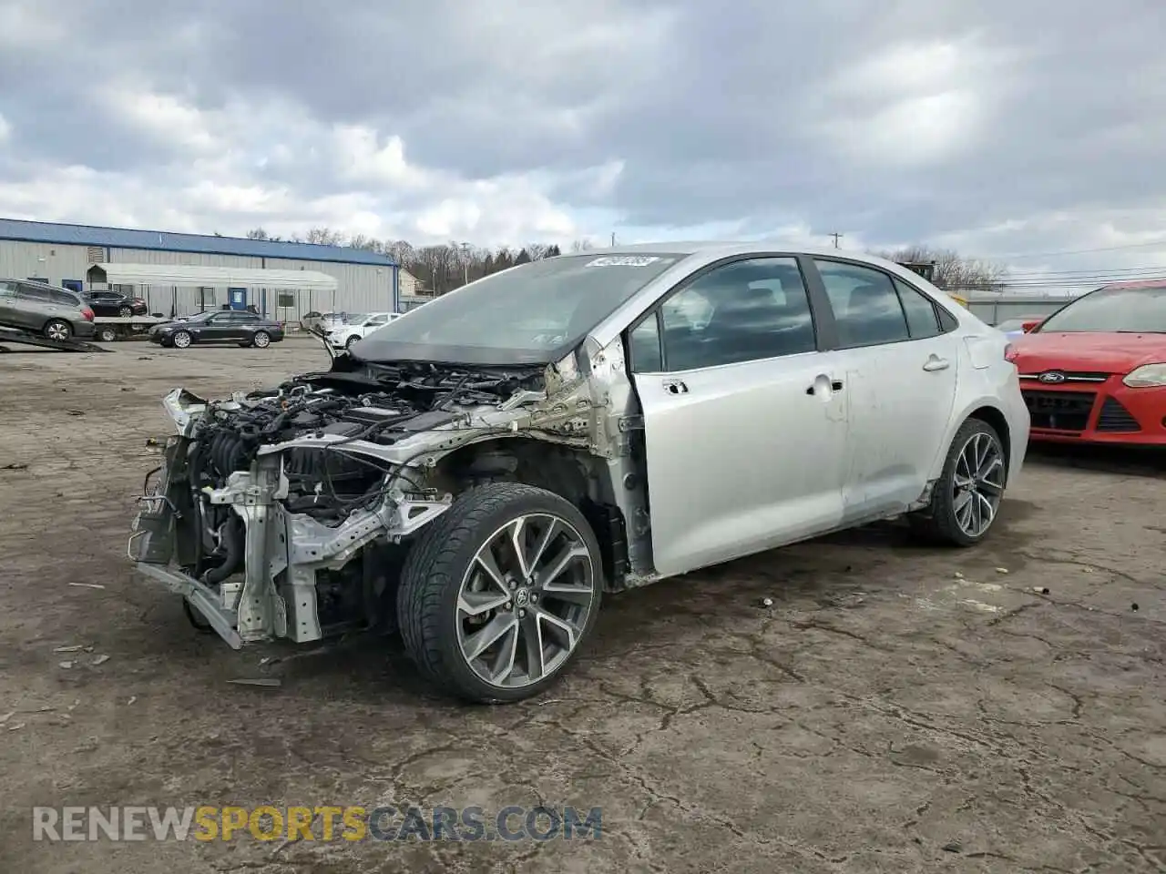 1 Photograph of a damaged car 5YFS4MCE2MP080179 TOYOTA COROLLA 2021