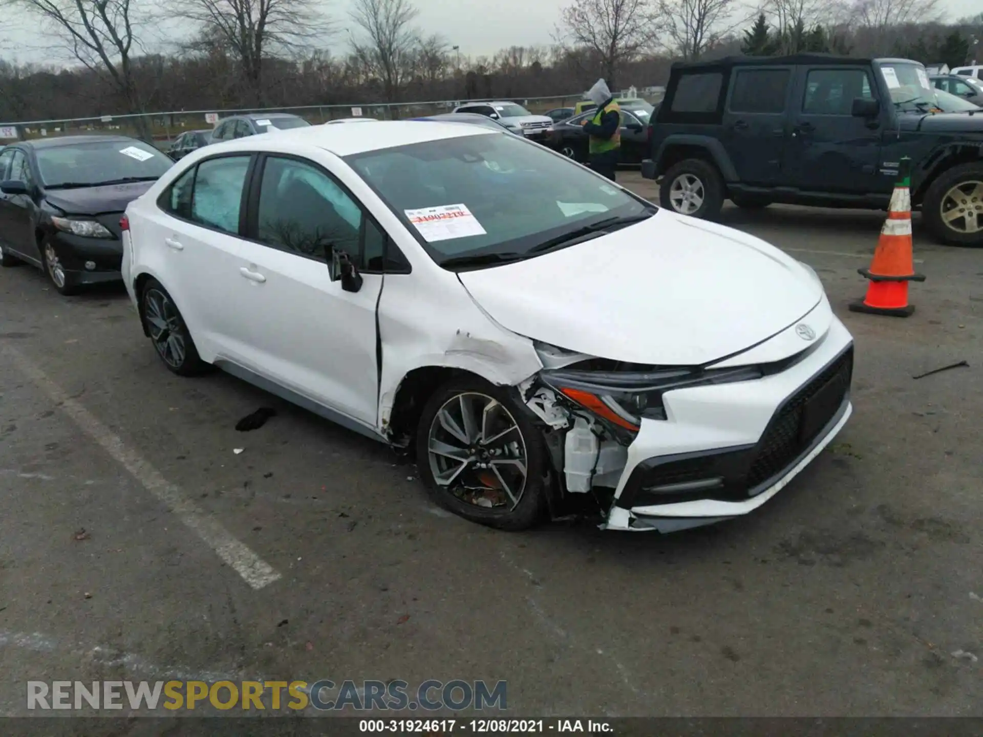 1 Photograph of a damaged car 5YFS4MCE2MP082434 TOYOTA COROLLA 2021
