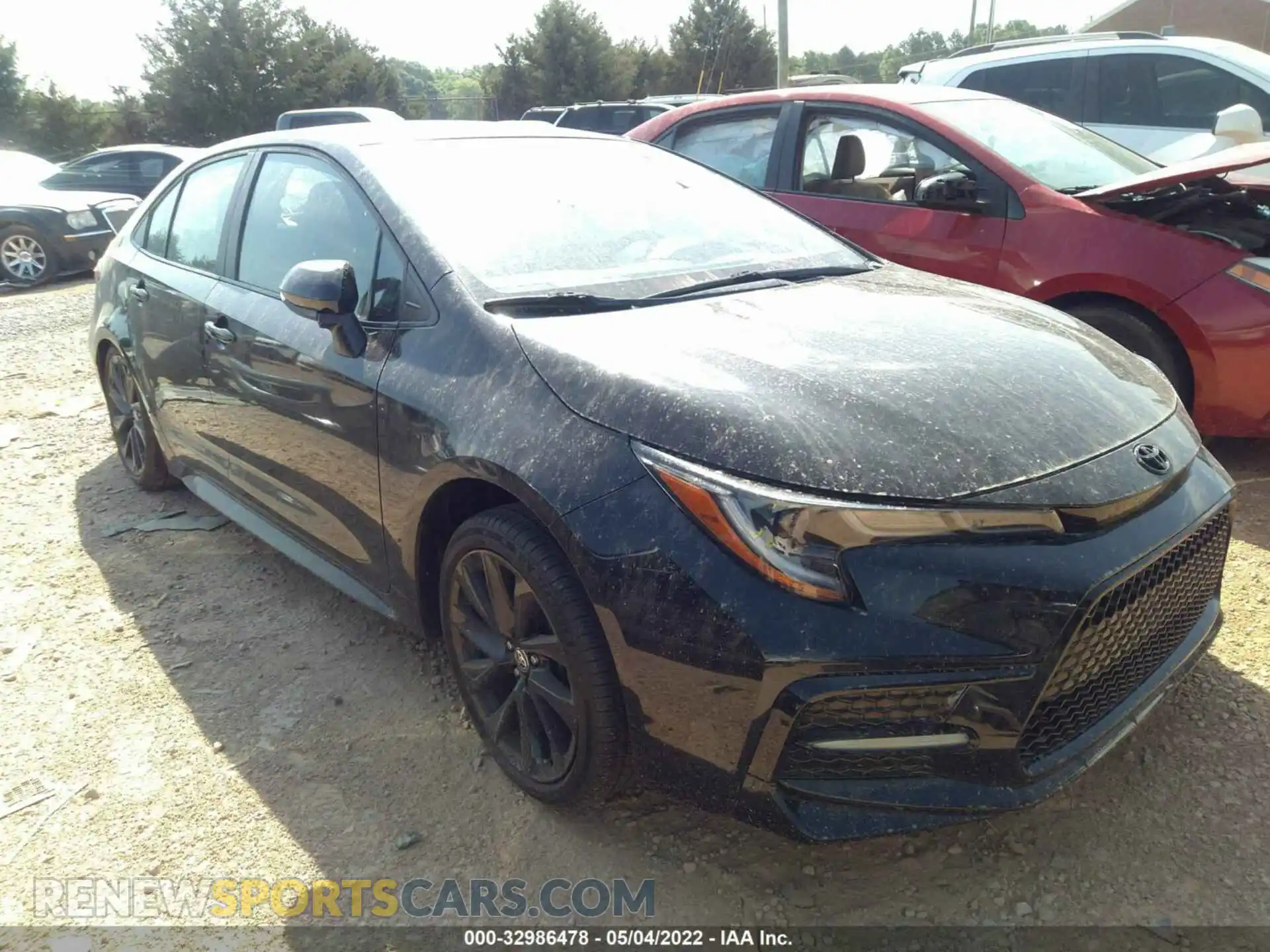 1 Photograph of a damaged car 5YFS4MCE2MP082756 TOYOTA COROLLA 2021