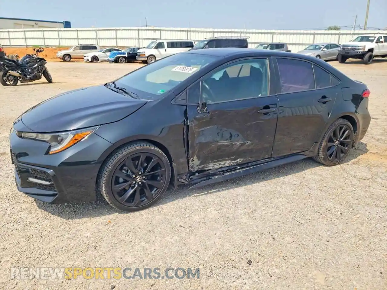 1 Photograph of a damaged car 5YFS4MCE2MP085172 TOYOTA COROLLA 2021