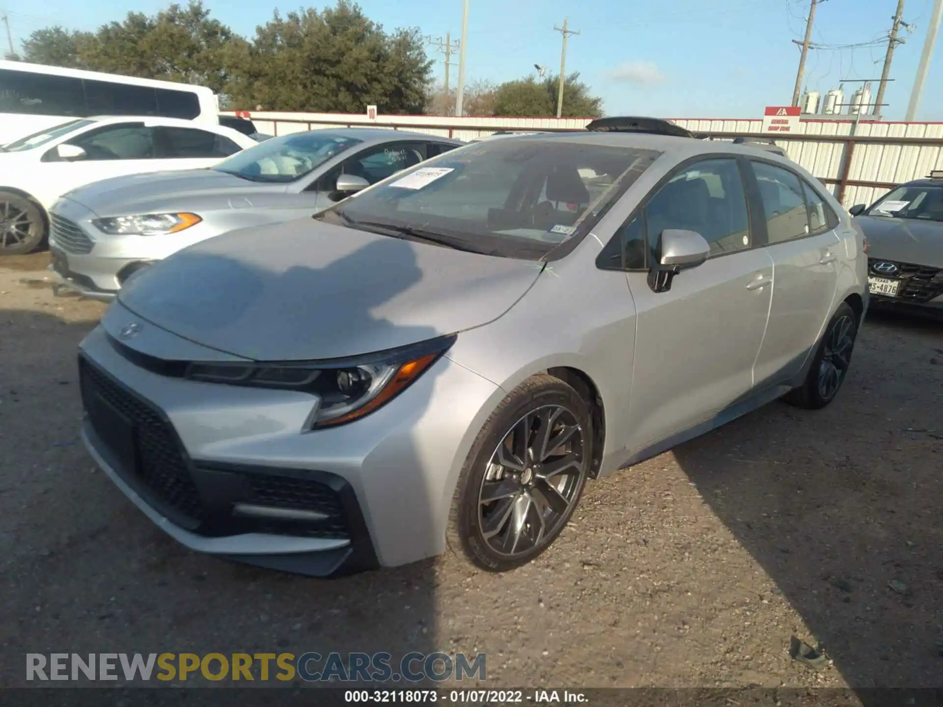2 Photograph of a damaged car 5YFS4MCE2MP090744 TOYOTA COROLLA 2021