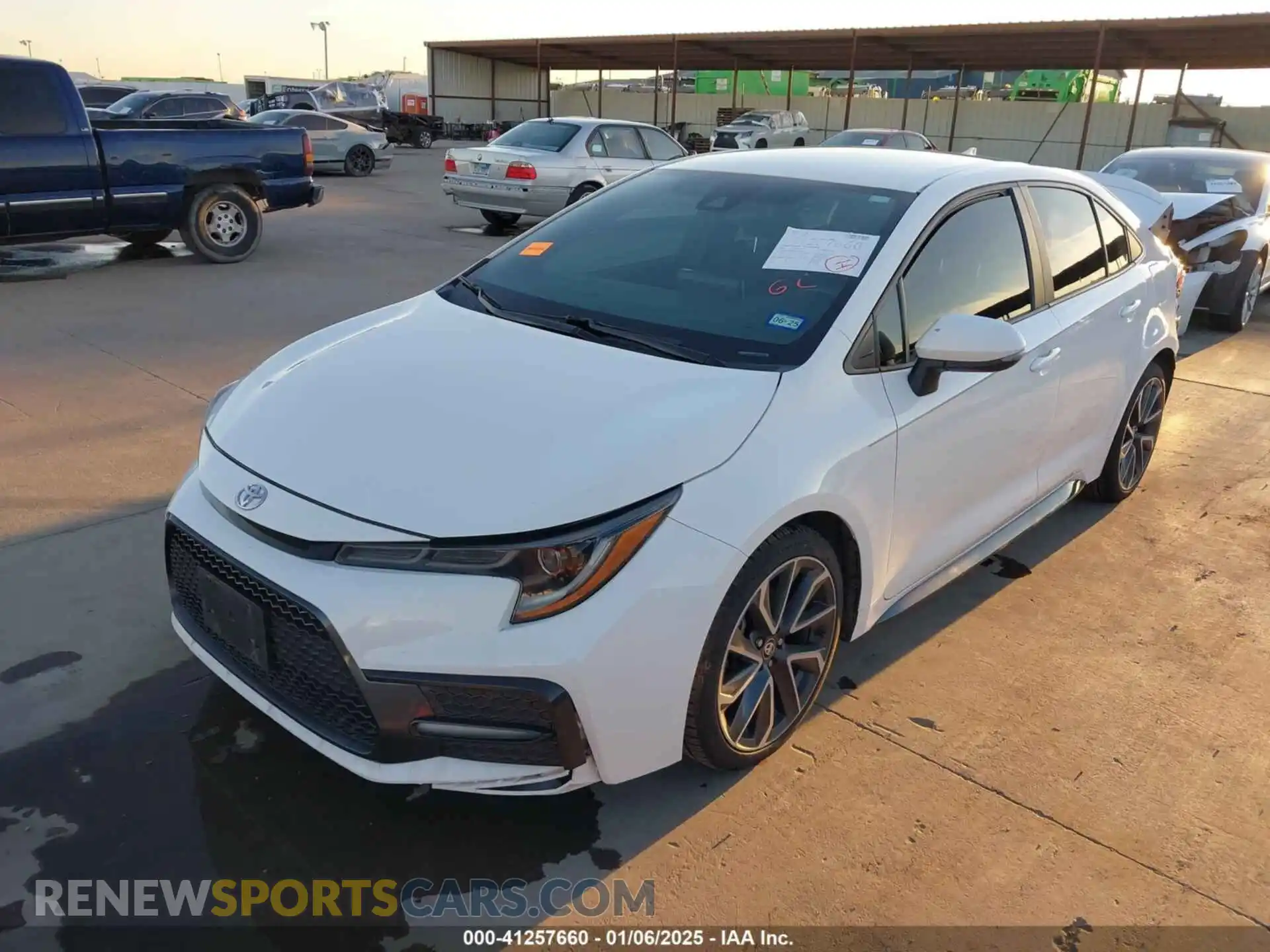 2 Photograph of a damaged car 5YFS4MCE2MP091893 TOYOTA COROLLA 2021