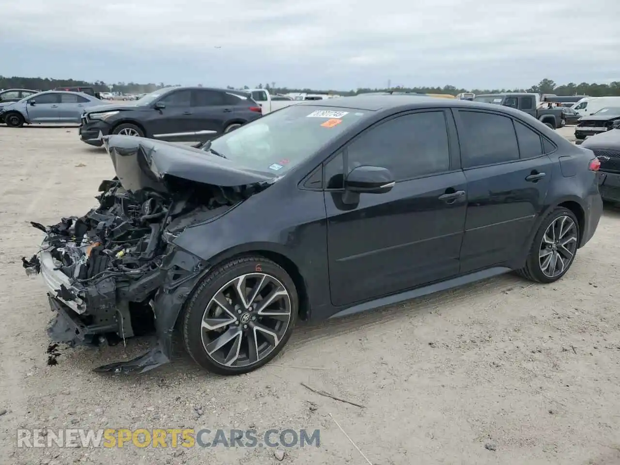 1 Photograph of a damaged car 5YFS4MCE2MP092834 TOYOTA COROLLA 2021