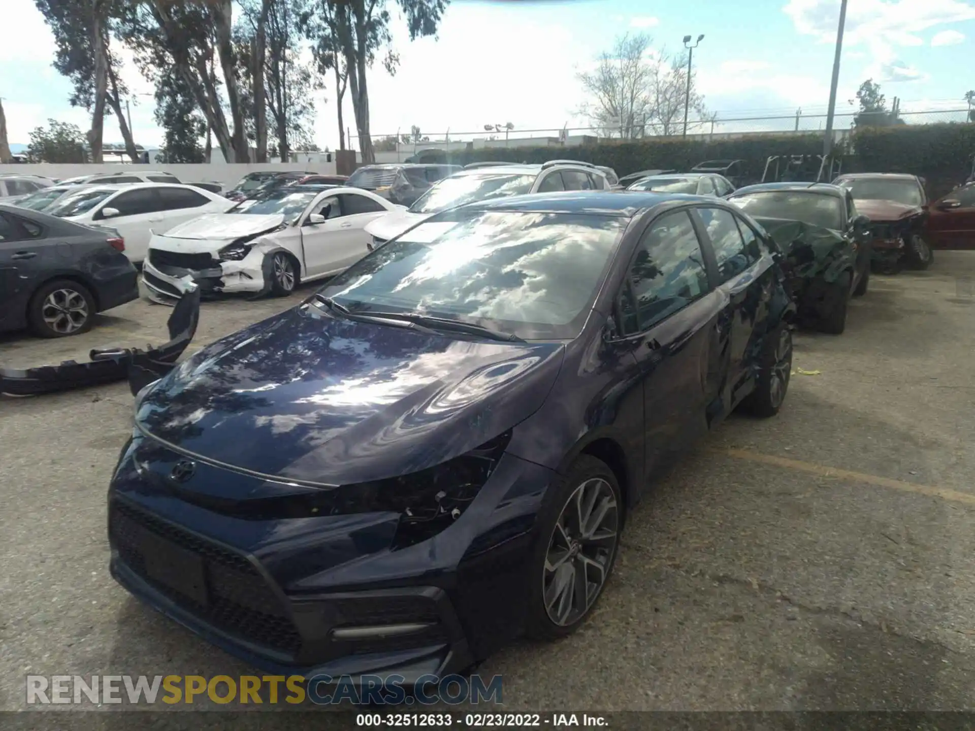 2 Photograph of a damaged car 5YFS4MCE2MP094051 TOYOTA COROLLA 2021