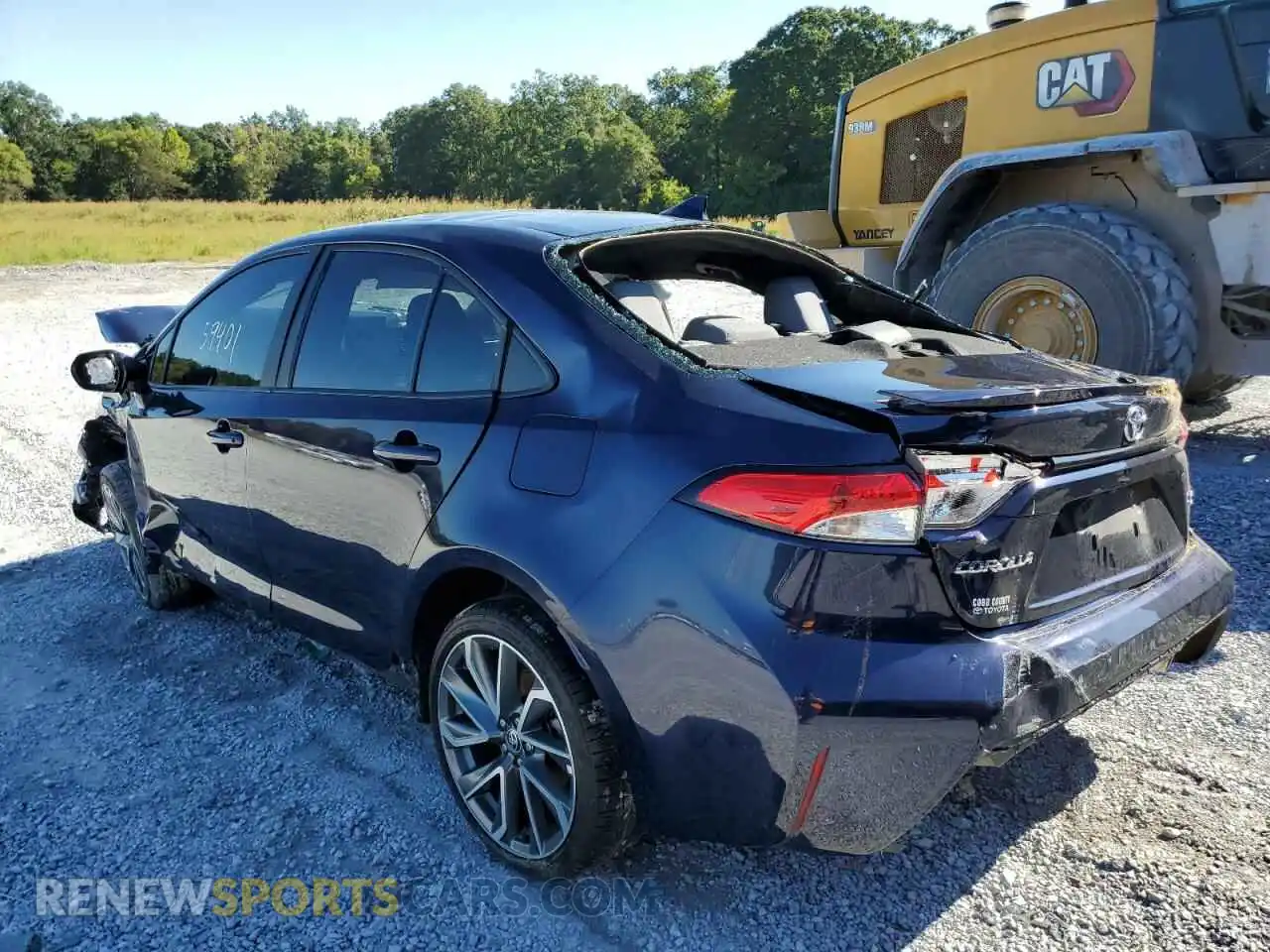 3 Photograph of a damaged car 5YFS4MCE2MP095832 TOYOTA COROLLA 2021