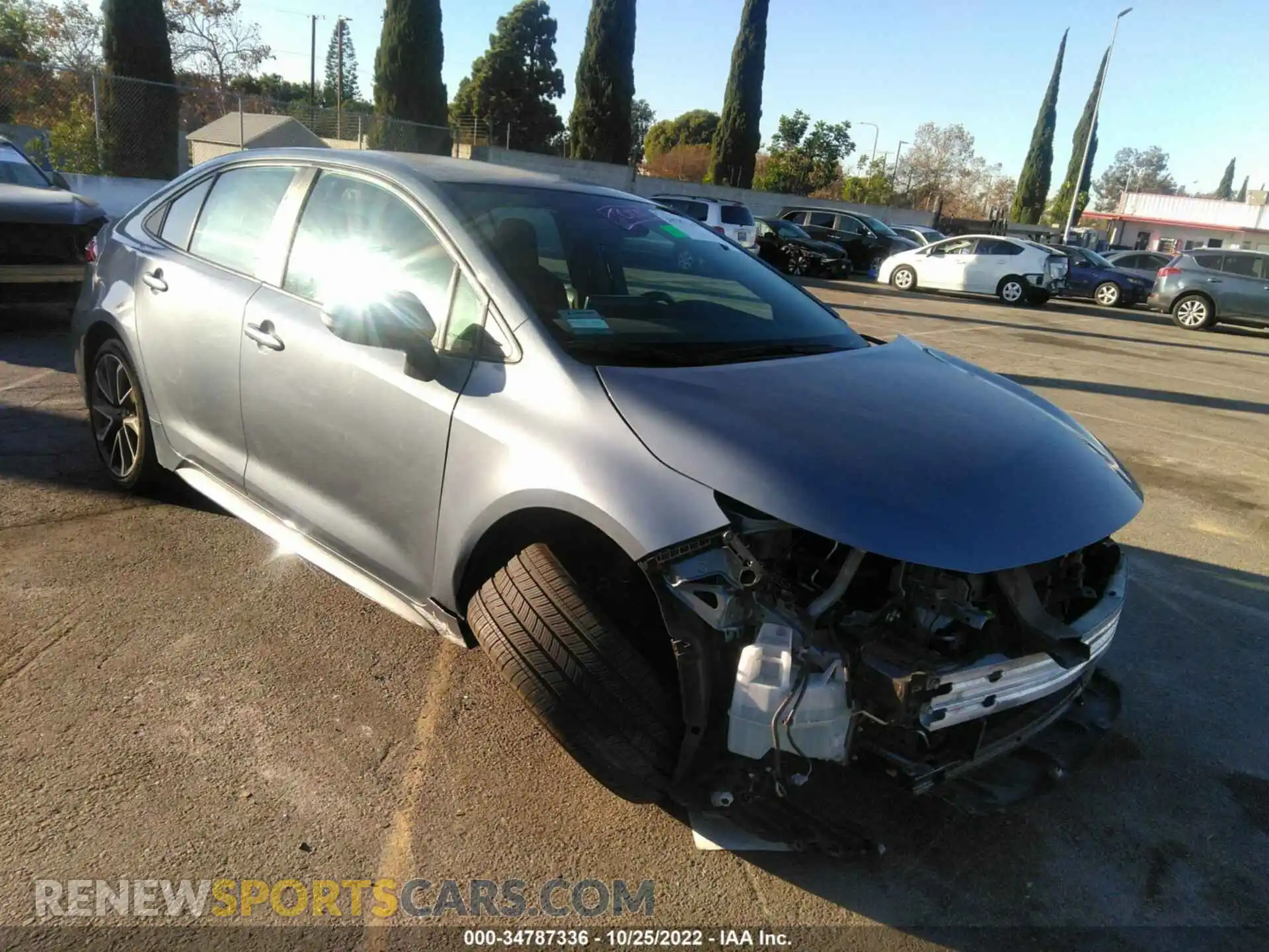 1 Photograph of a damaged car 5YFS4MCE3MP058434 TOYOTA COROLLA 2021