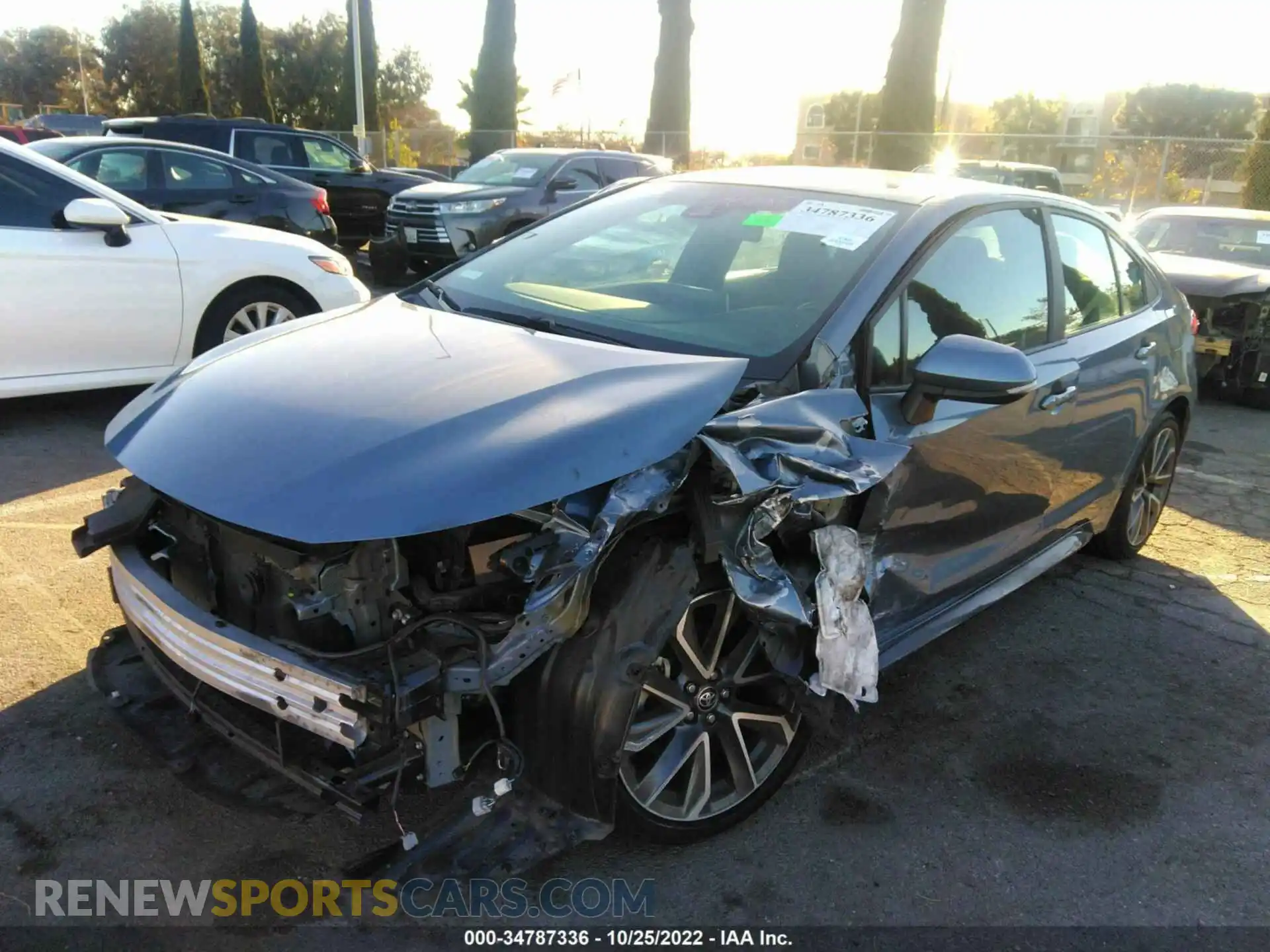 2 Photograph of a damaged car 5YFS4MCE3MP058434 TOYOTA COROLLA 2021
