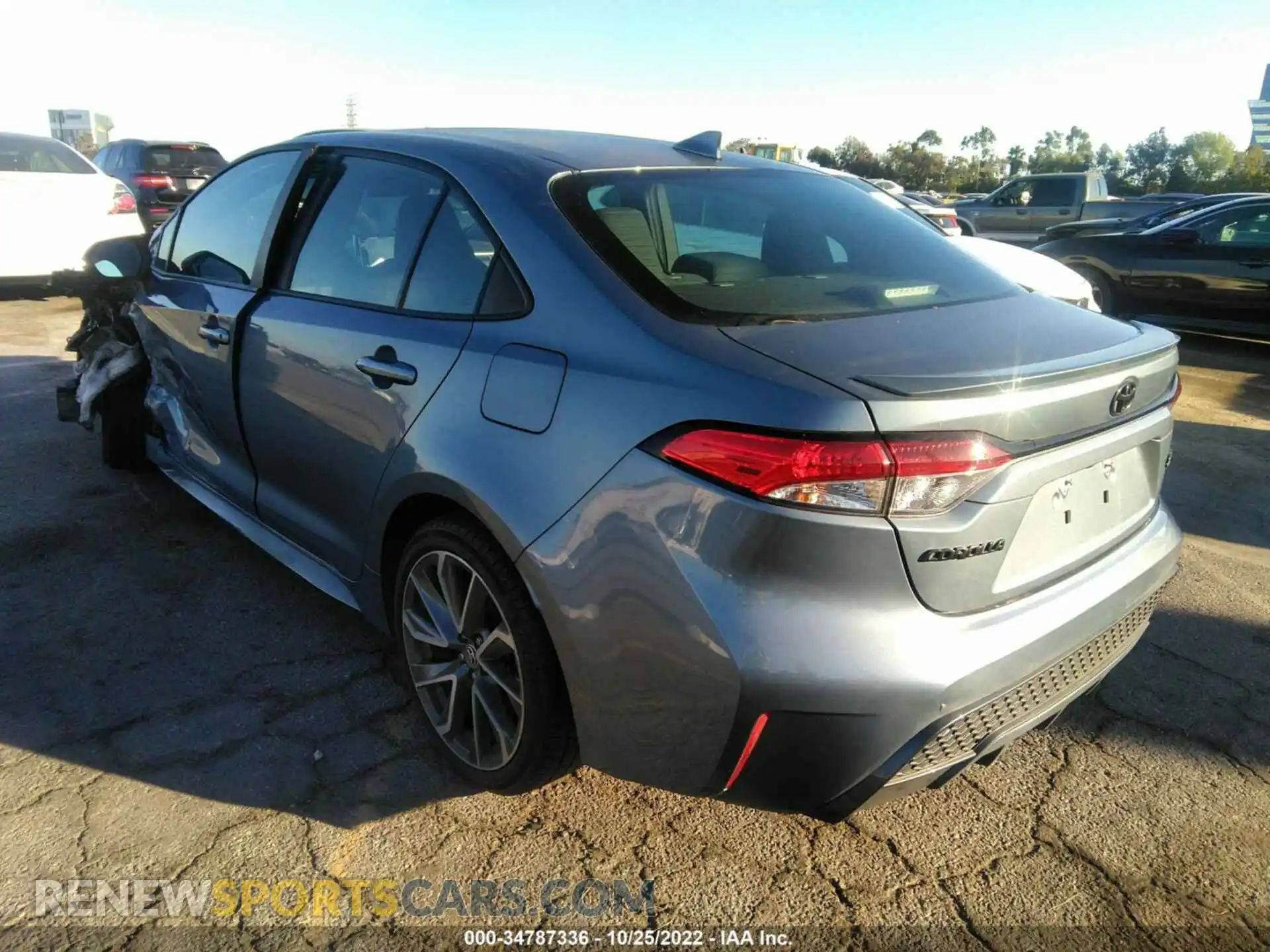 3 Photograph of a damaged car 5YFS4MCE3MP058434 TOYOTA COROLLA 2021