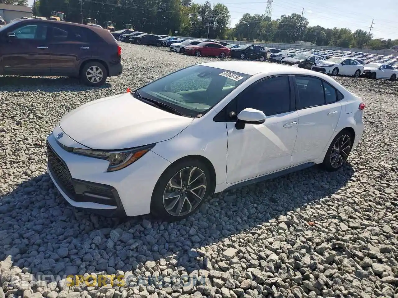 1 Photograph of a damaged car 5YFS4MCE3MP060202 TOYOTA COROLLA 2021