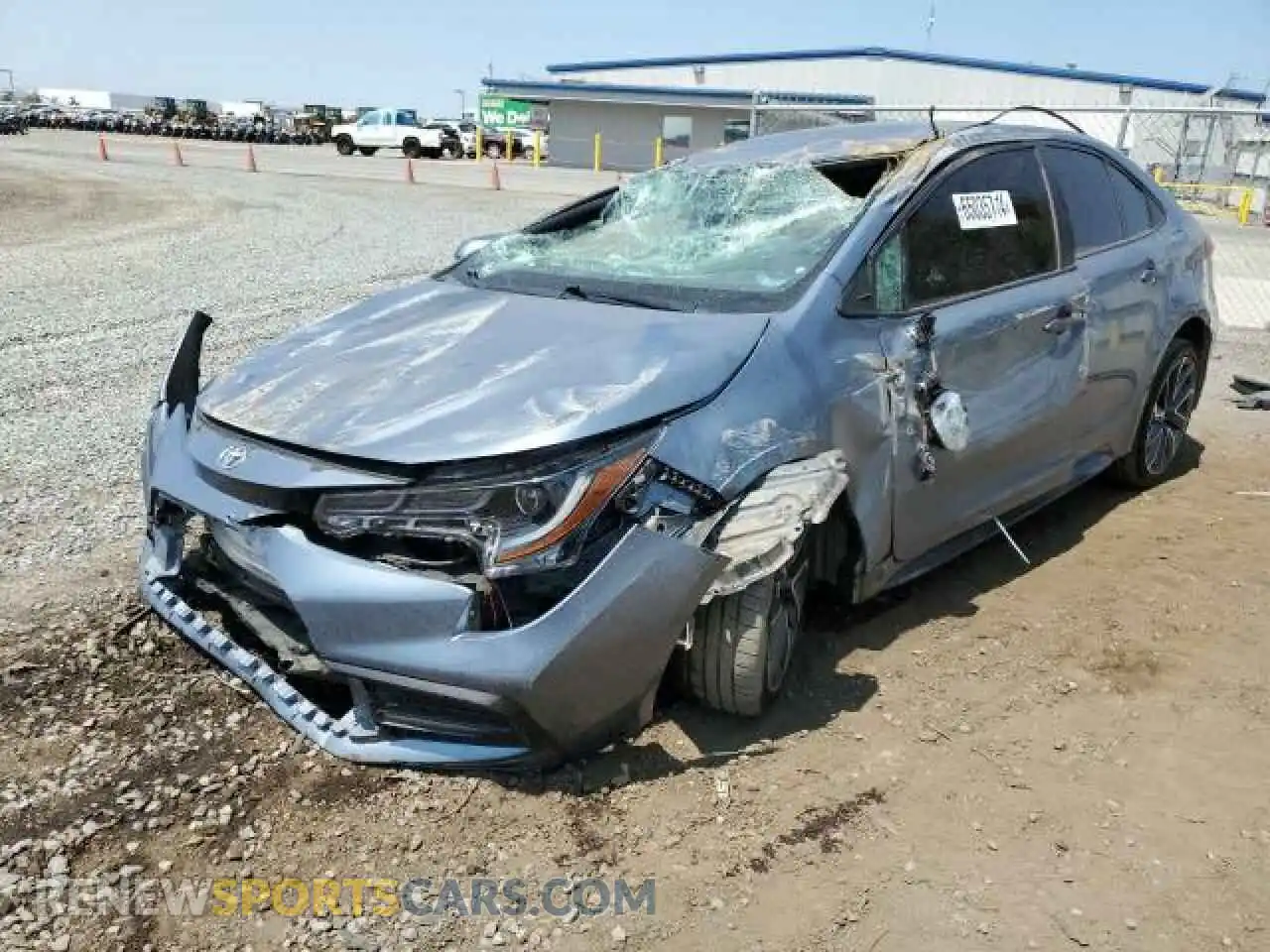 1 Photograph of a damaged car 5YFS4MCE3MP060779 TOYOTA COROLLA 2021