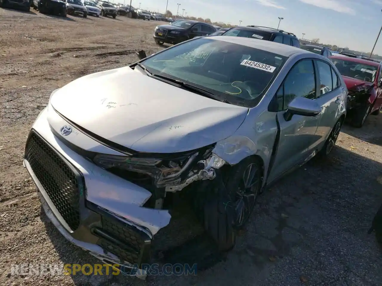 2 Photograph of a damaged car 5YFS4MCE3MP061950 TOYOTA COROLLA 2021