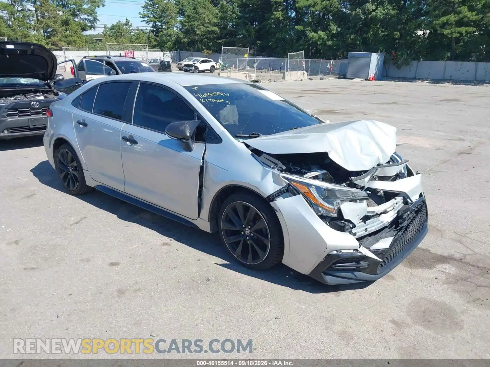 1 fotografías del automóvil dañado 5YFS4MCE3MP062757 TOYOTA COROLLA 2021