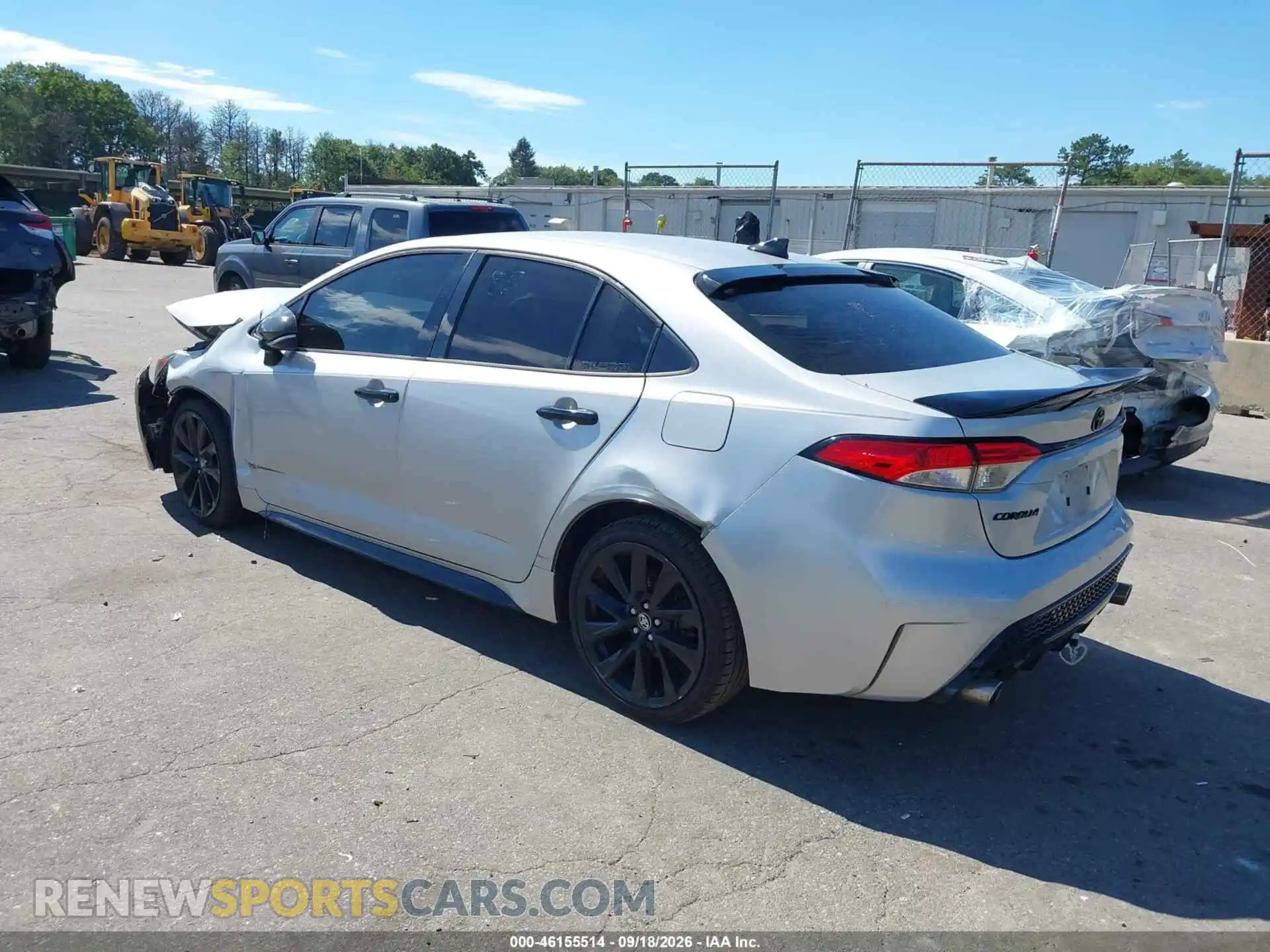 3 fotografías del automóvil dañado 5YFS4MCE3MP062757 TOYOTA COROLLA 2021