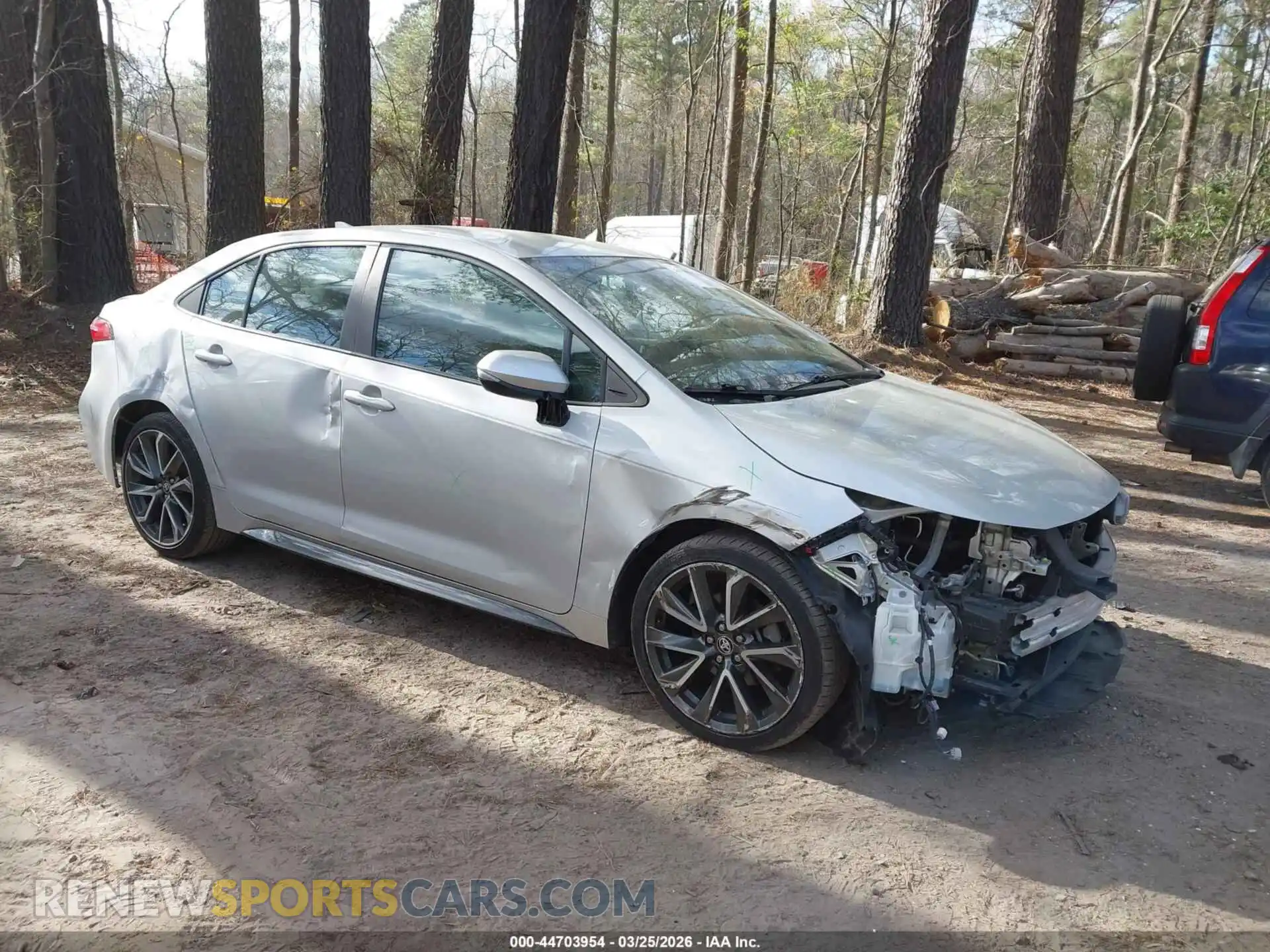 1 Photograph of a damaged car 5YFS4MCE3MP064430 TOYOTA COROLLA 2021