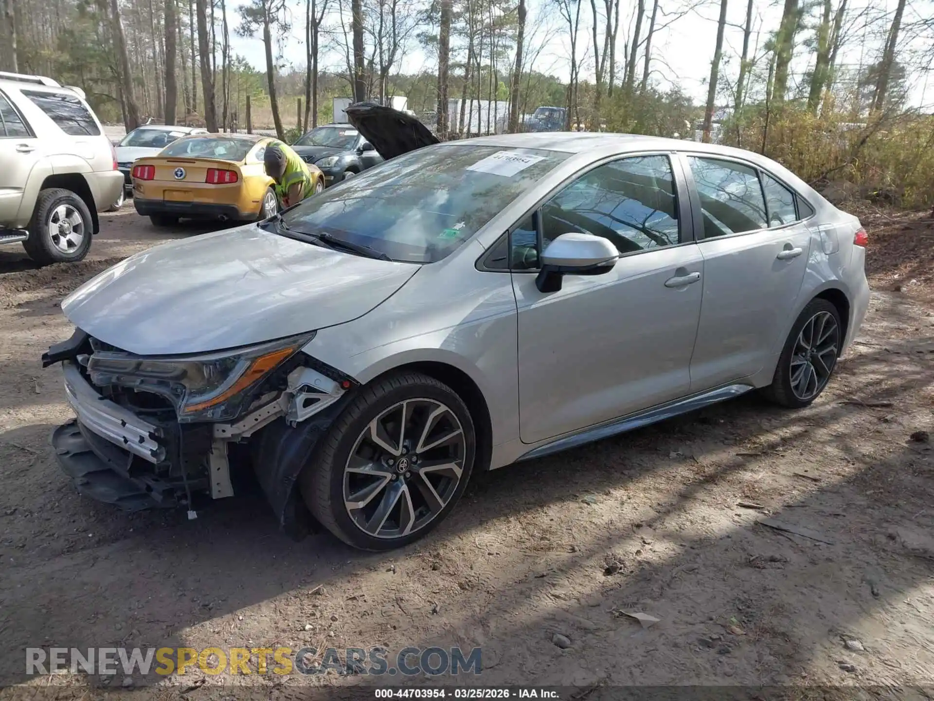 2 Photograph of a damaged car 5YFS4MCE3MP064430 TOYOTA COROLLA 2021