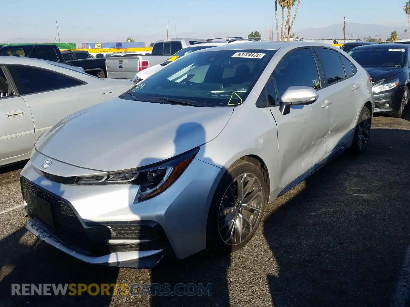 2 Photograph of a damaged car 5YFS4MCE3MP064721 TOYOTA COROLLA 2021