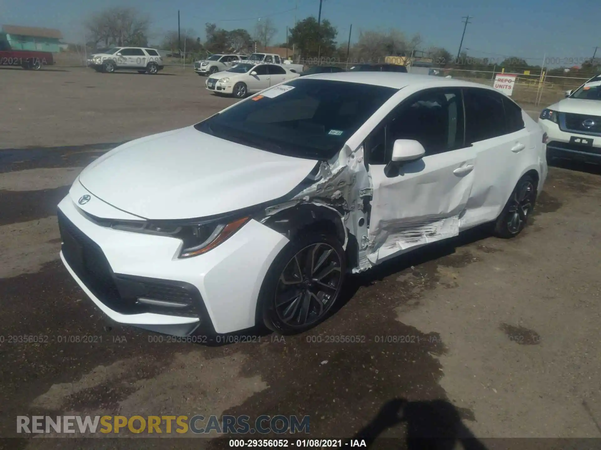 2 Photograph of a damaged car 5YFS4MCE3MP066579 TOYOTA COROLLA 2021