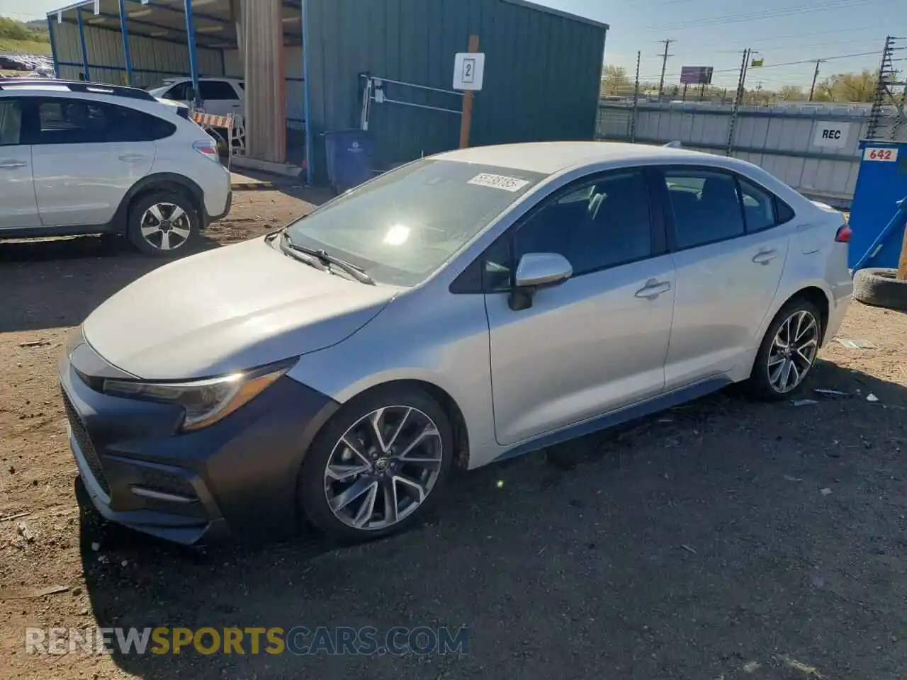 1 Photograph of a damaged car 5YFS4MCE3MP067702 TOYOTA COROLLA 2021