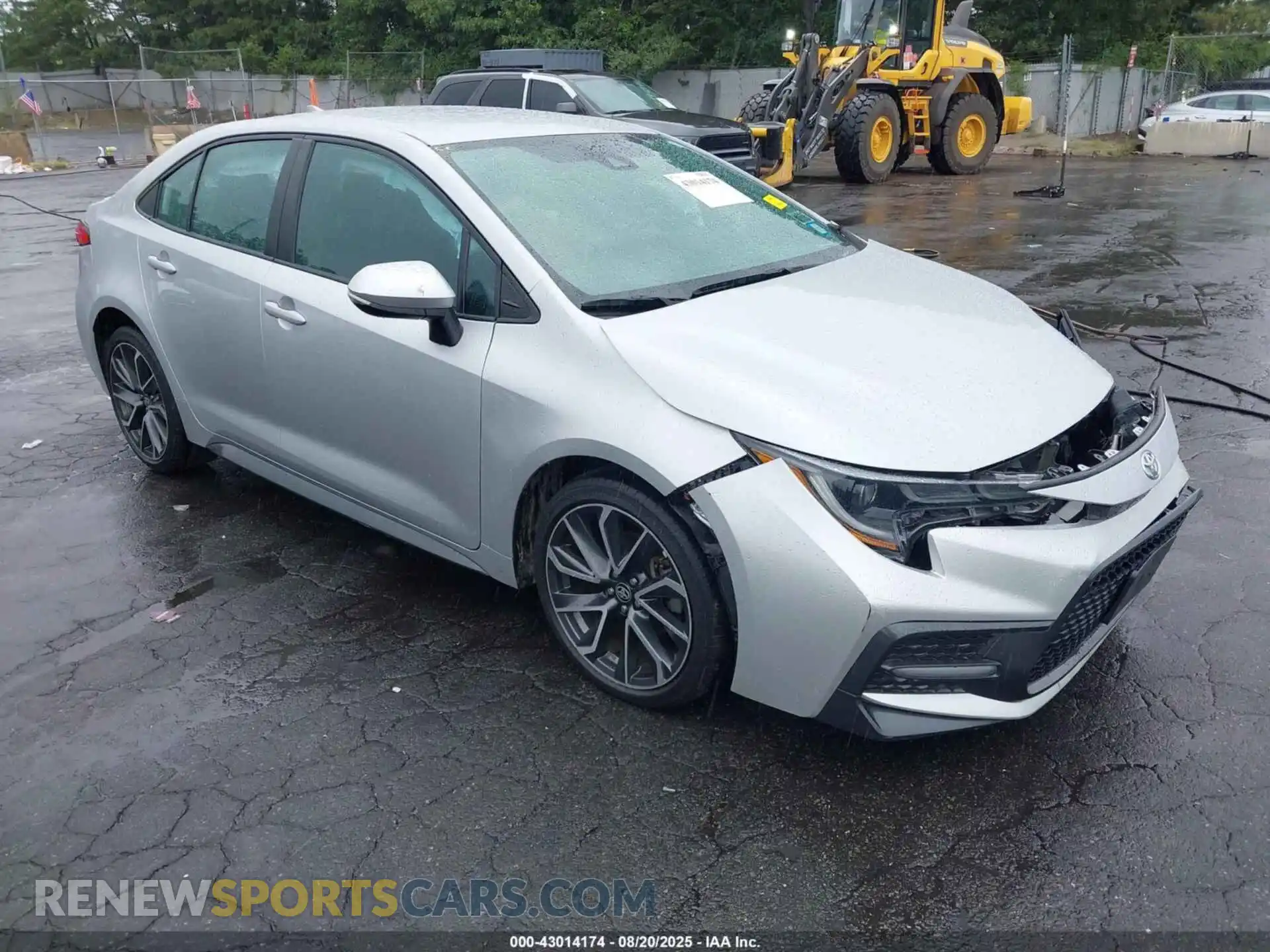1 Photograph of a damaged car 5YFS4MCE3MP067845 TOYOTA COROLLA 2021