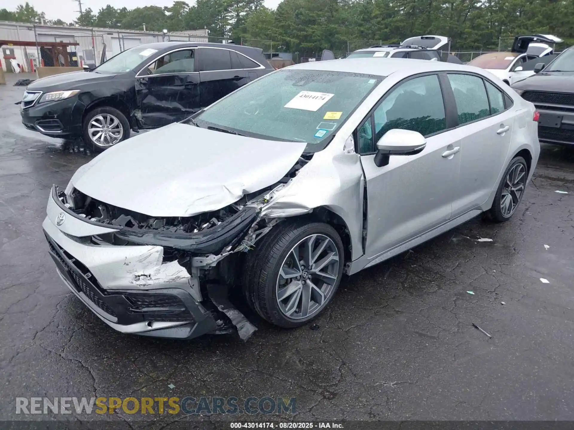 2 Photograph of a damaged car 5YFS4MCE3MP067845 TOYOTA COROLLA 2021