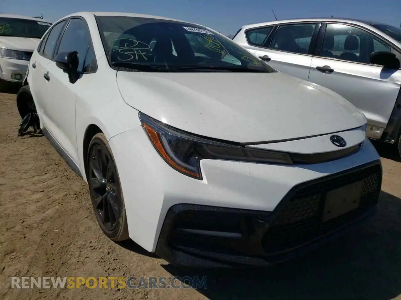 1 Photograph of a damaged car 5YFS4MCE3MP068123 TOYOTA COROLLA 2021
