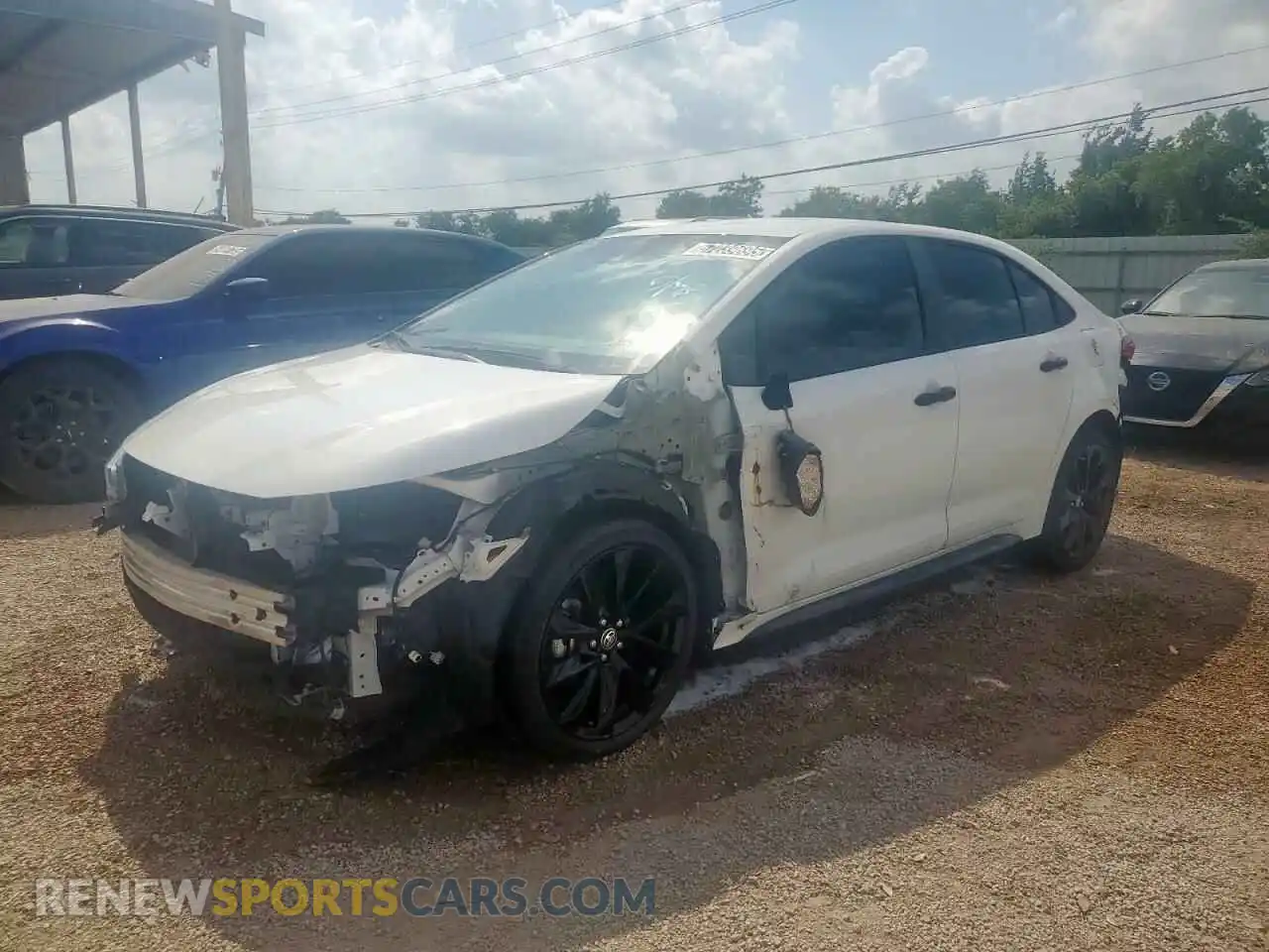 1 Photograph of a damaged car 5YFS4MCE3MP072558 TOYOTA COROLLA 2021