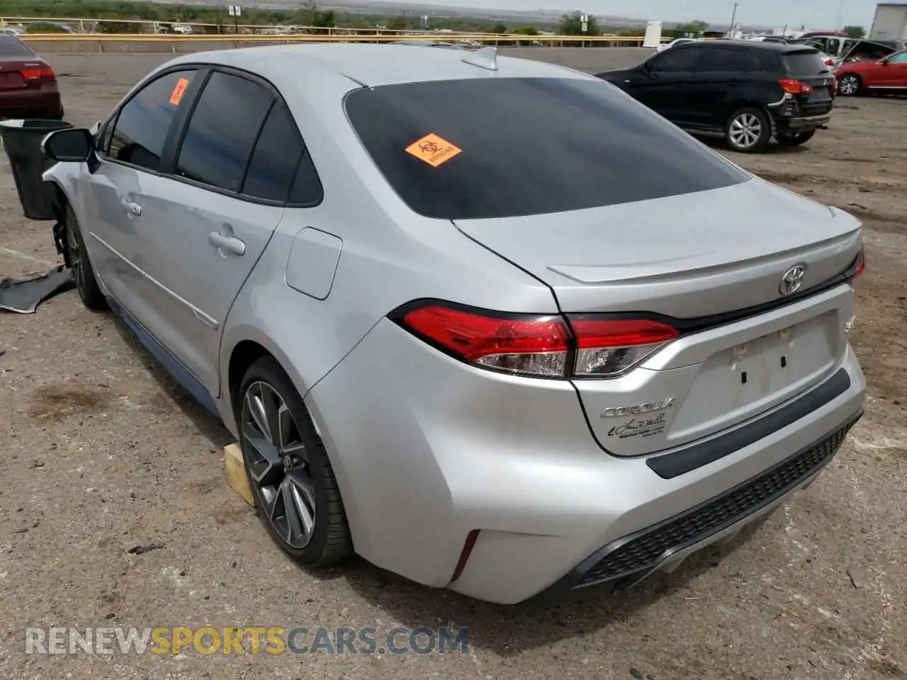 3 Photograph of a damaged car 5YFS4MCE3MP076321 TOYOTA COROLLA 2021