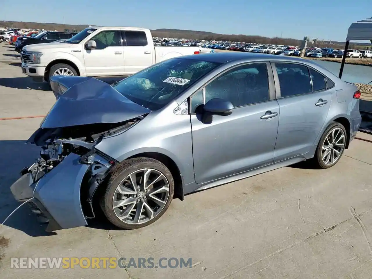 1 Photograph of a damaged car 5YFS4MCE3MP080952 TOYOTA COROLLA 2021