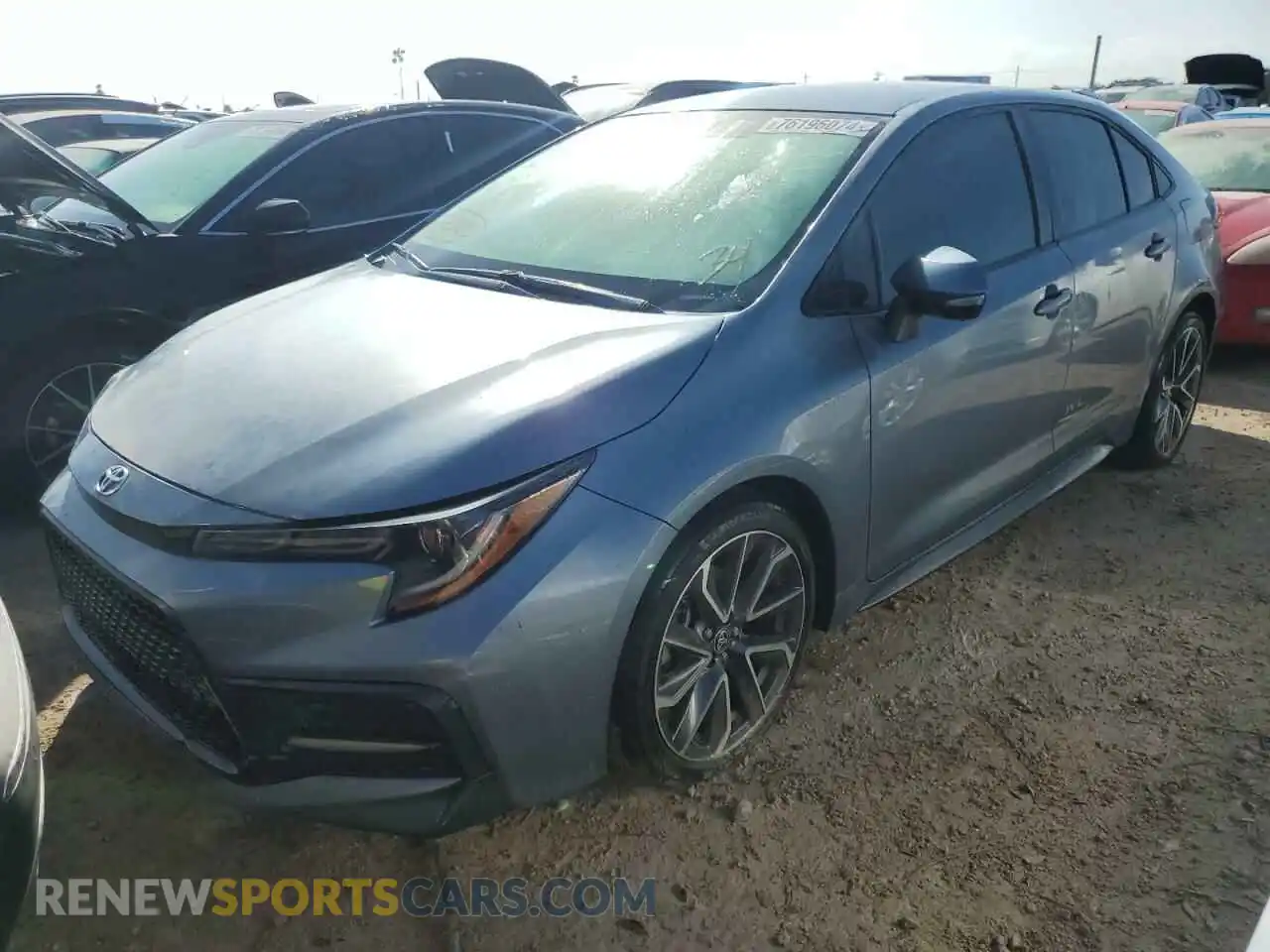 1 Photograph of a damaged car 5YFS4MCE3MP082457 TOYOTA COROLLA 2021