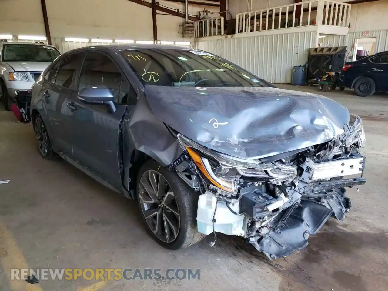 1 Photograph of a damaged car 5YFS4MCE3MP084810 TOYOTA COROLLA 2021