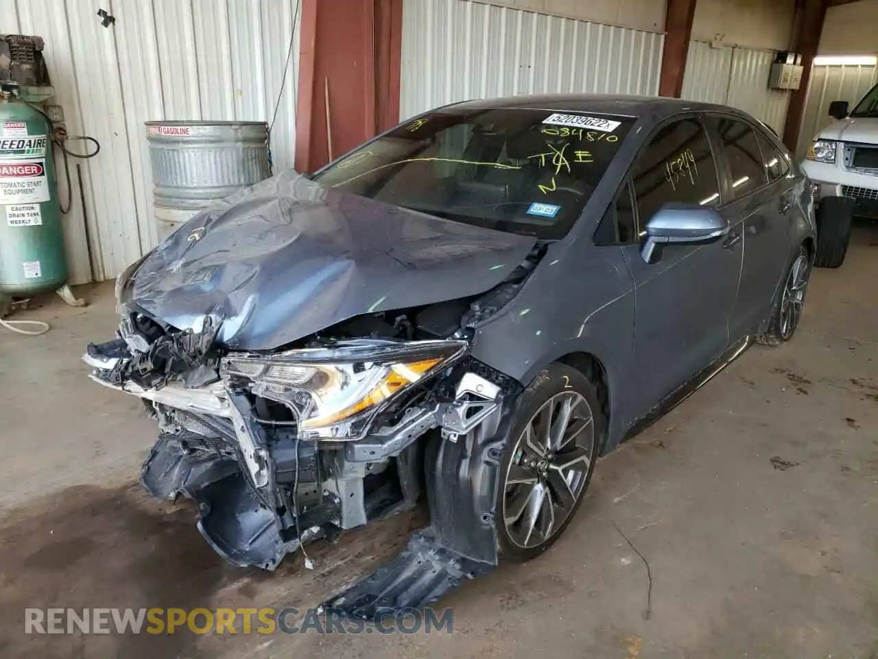 2 Photograph of a damaged car 5YFS4MCE3MP084810 TOYOTA COROLLA 2021