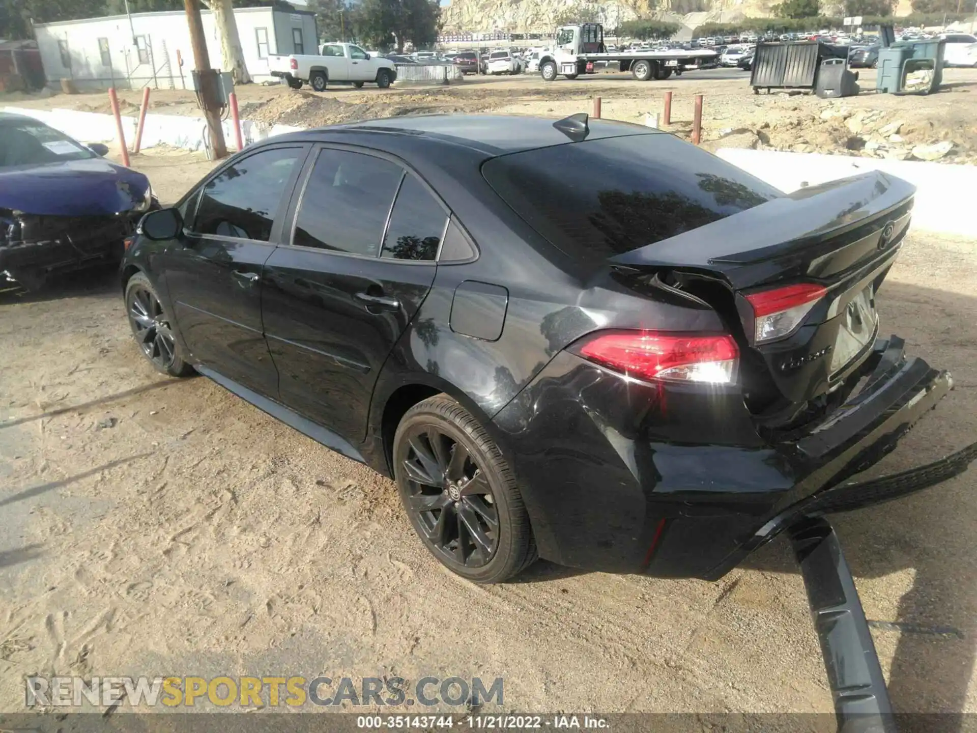 3 Photograph of a damaged car 5YFS4MCE3MP085018 TOYOTA COROLLA 2021